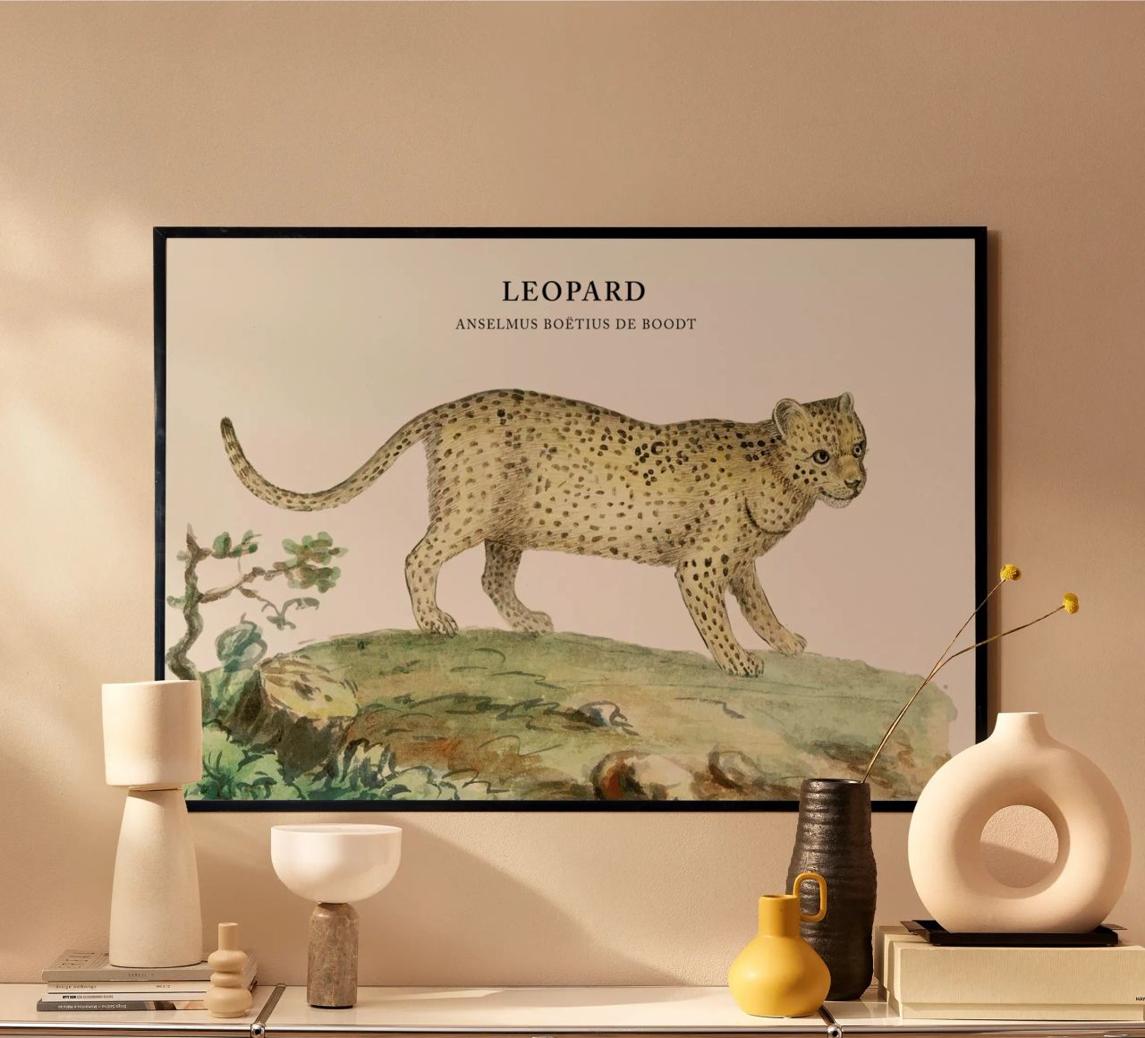 Anselmus Boëtius de Boodt - Leopard Poster von Vintage by JUNIQE