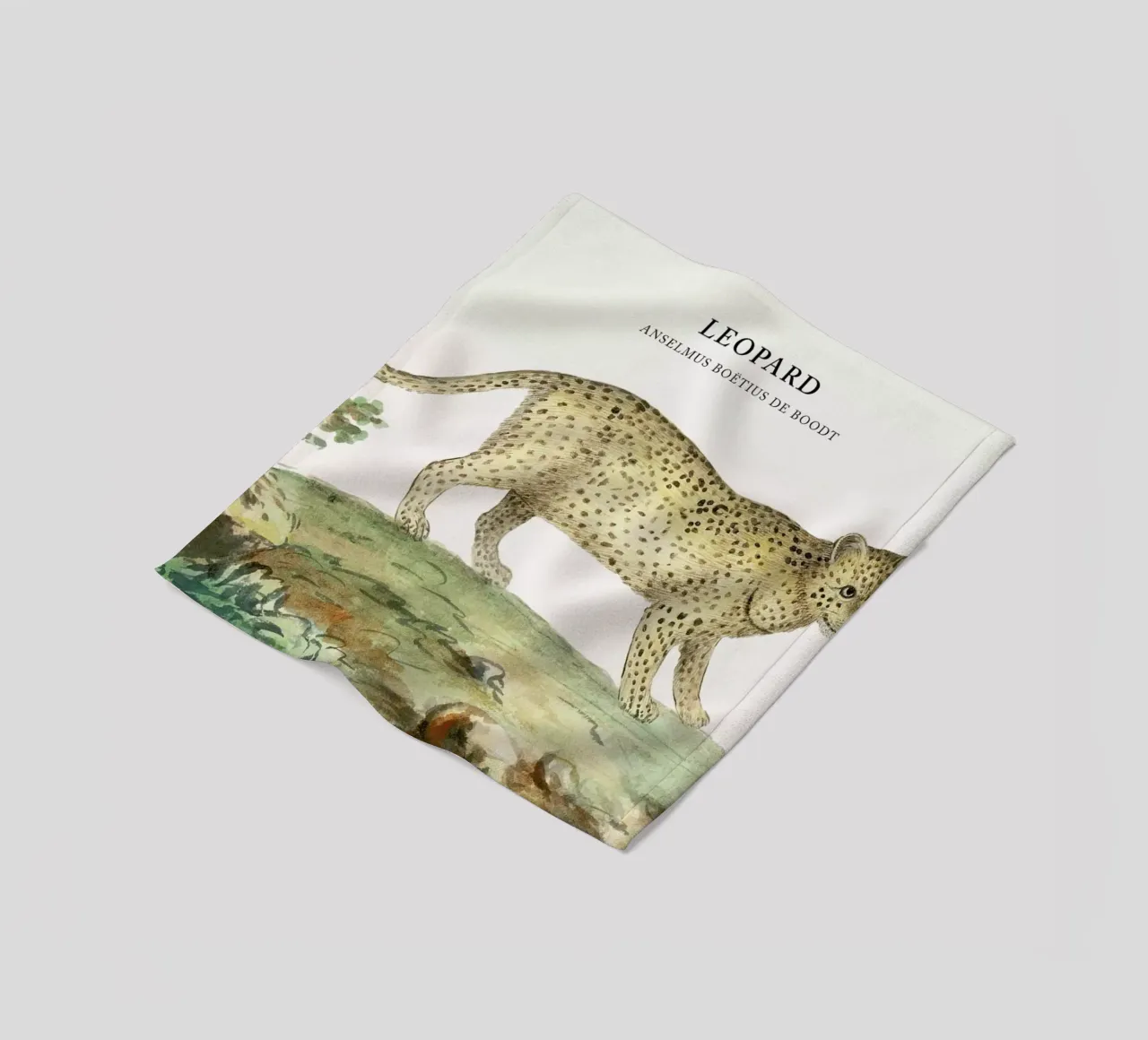 Anselmus Boëtius de Boodt - Leopard fleece blanket by Vintage by JUNIQE