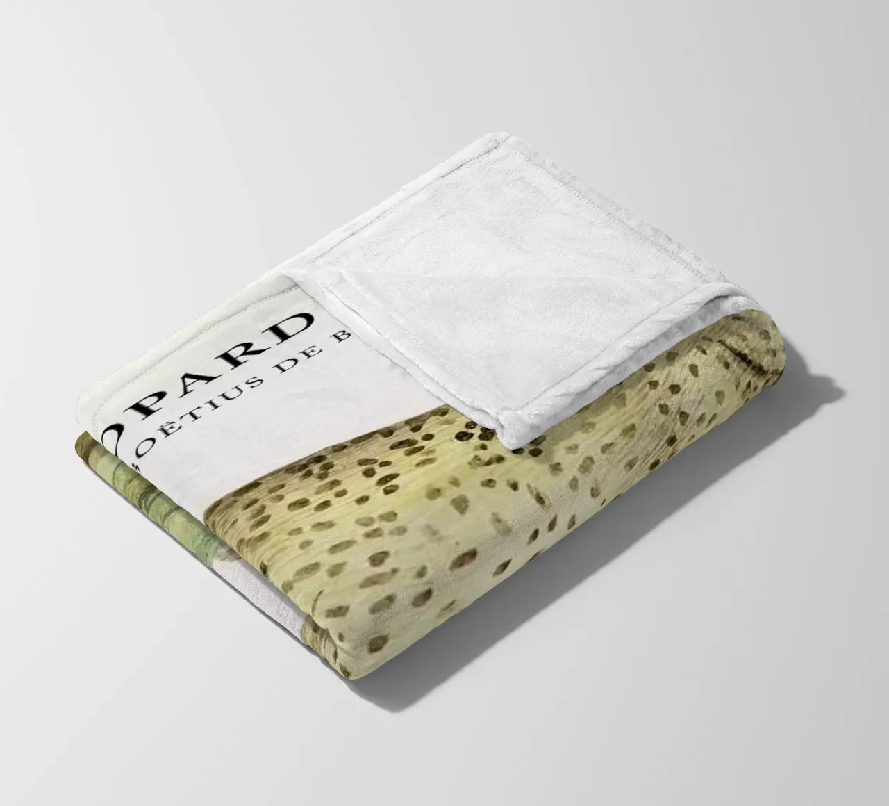 Anselmus Boëtius de Boodt - Leopard fleece blanket by Vintage by JUNIQE