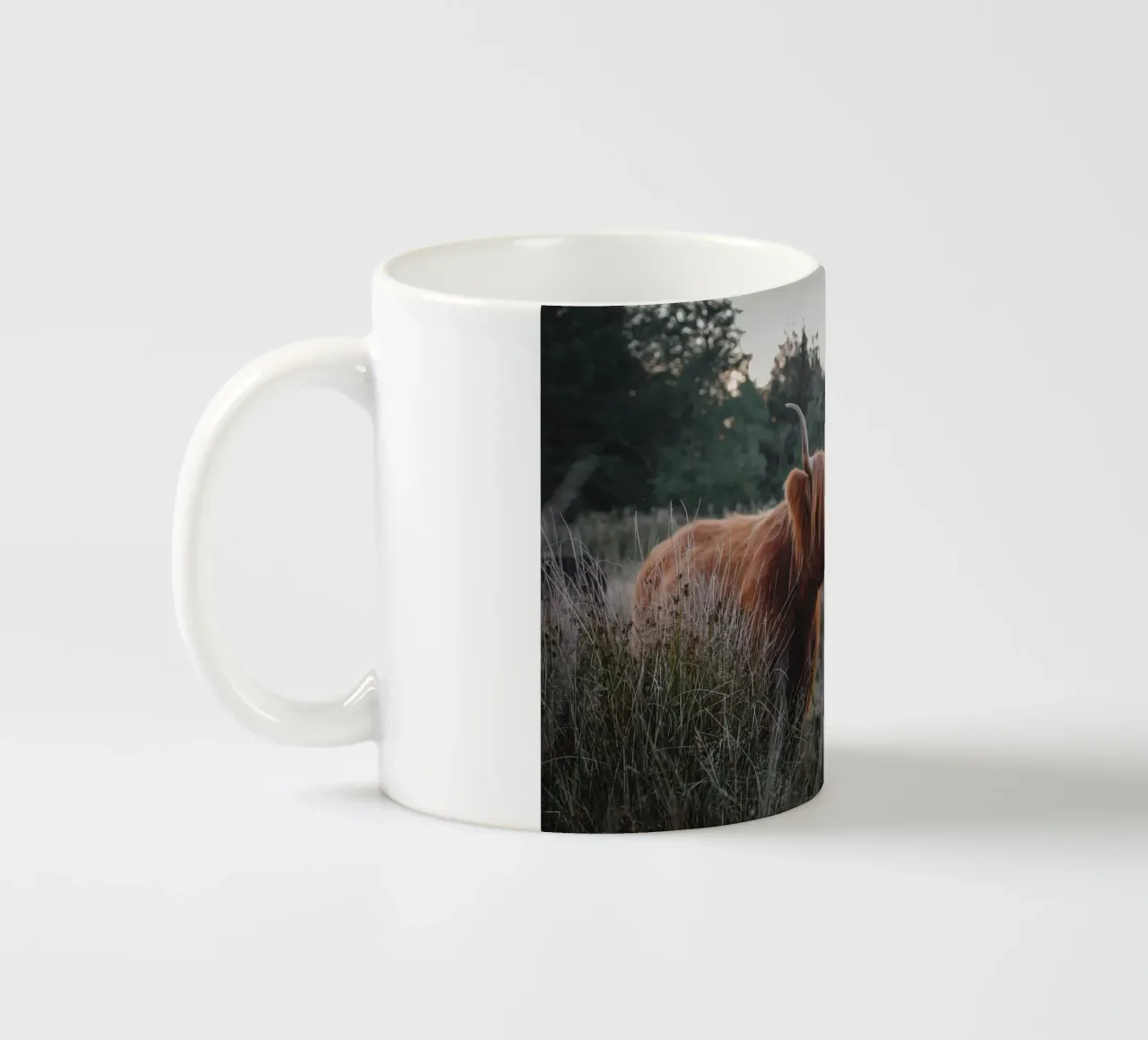 Mutterliebe ❤️ Hochlandrind - Highland Cow ceramic mug by Sibbershusum