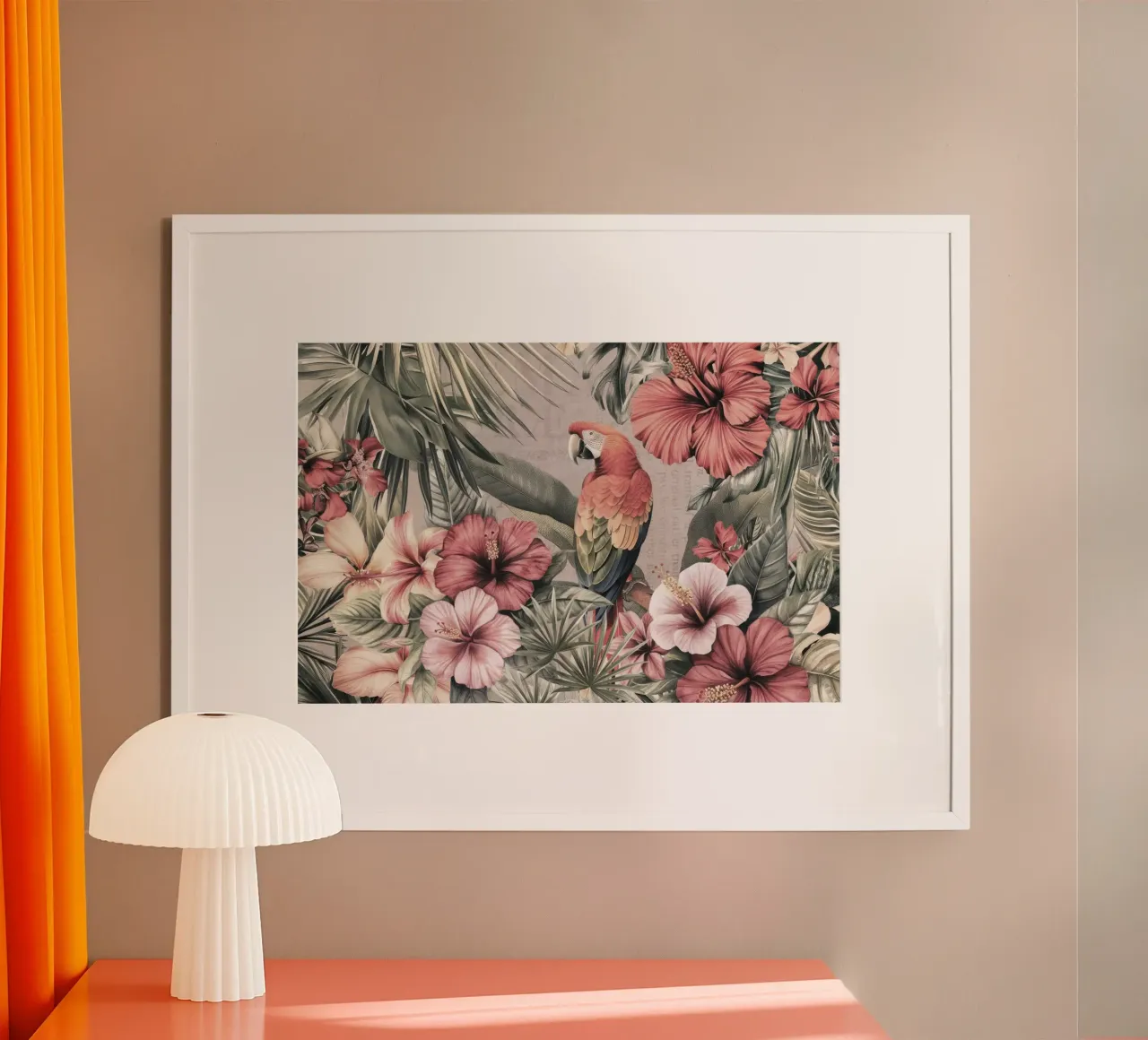 Paradiso dei pappagalli tropicali d'altri tempi carta hahnemühle da Andrea Haase Vintage World