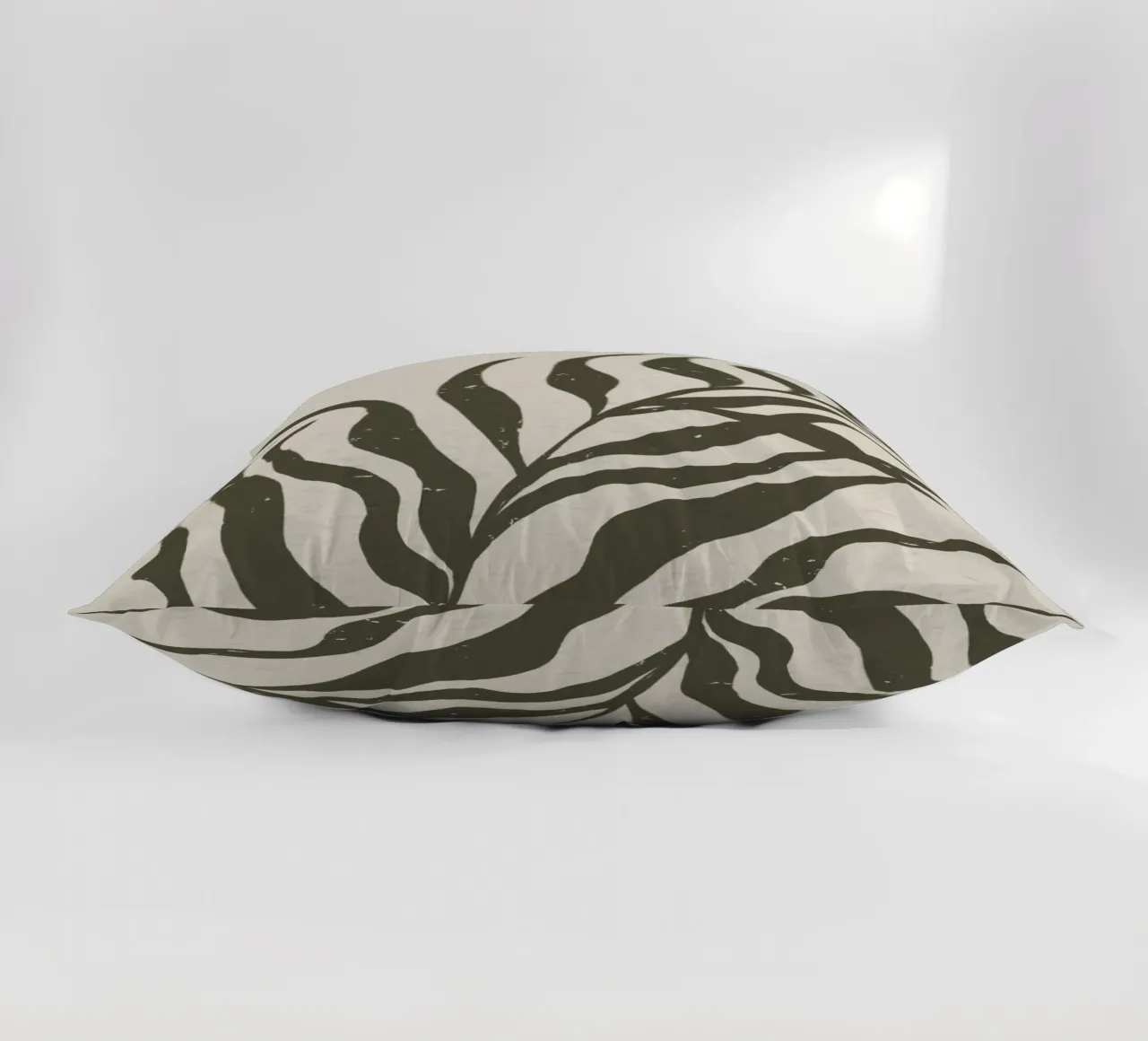 Whispers of the Palm: A Muted Botanical Elegance cojín de mysteriouscoco