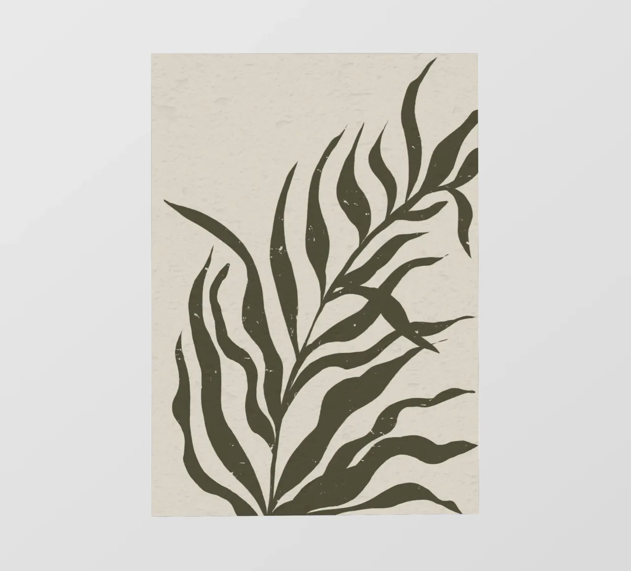 Whispers of the Palm: A Muted Botanical Elegance pellicola backlit da mysteriouscoco