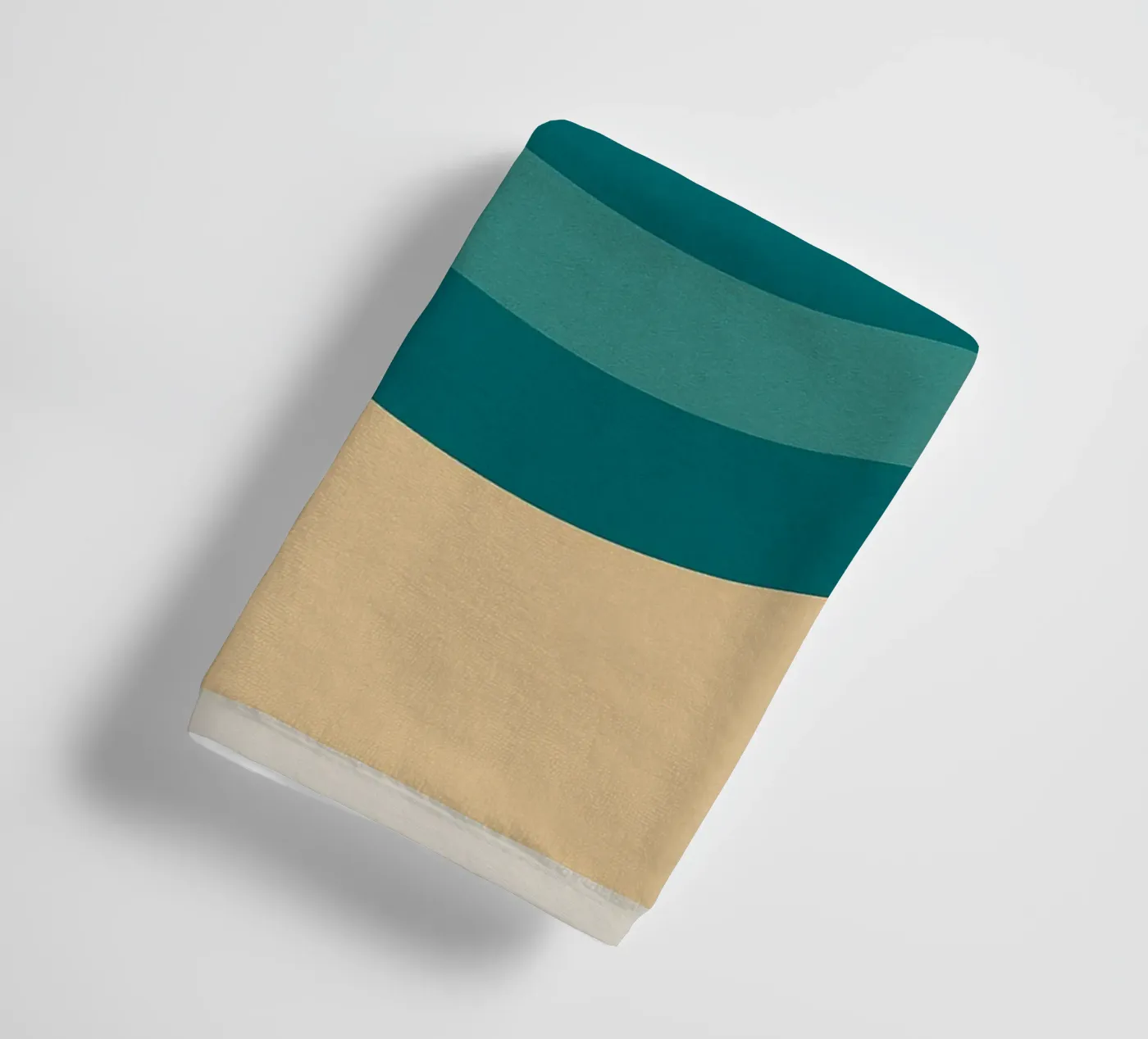 Sunset Over Waves towel by Mosaic Dialogue