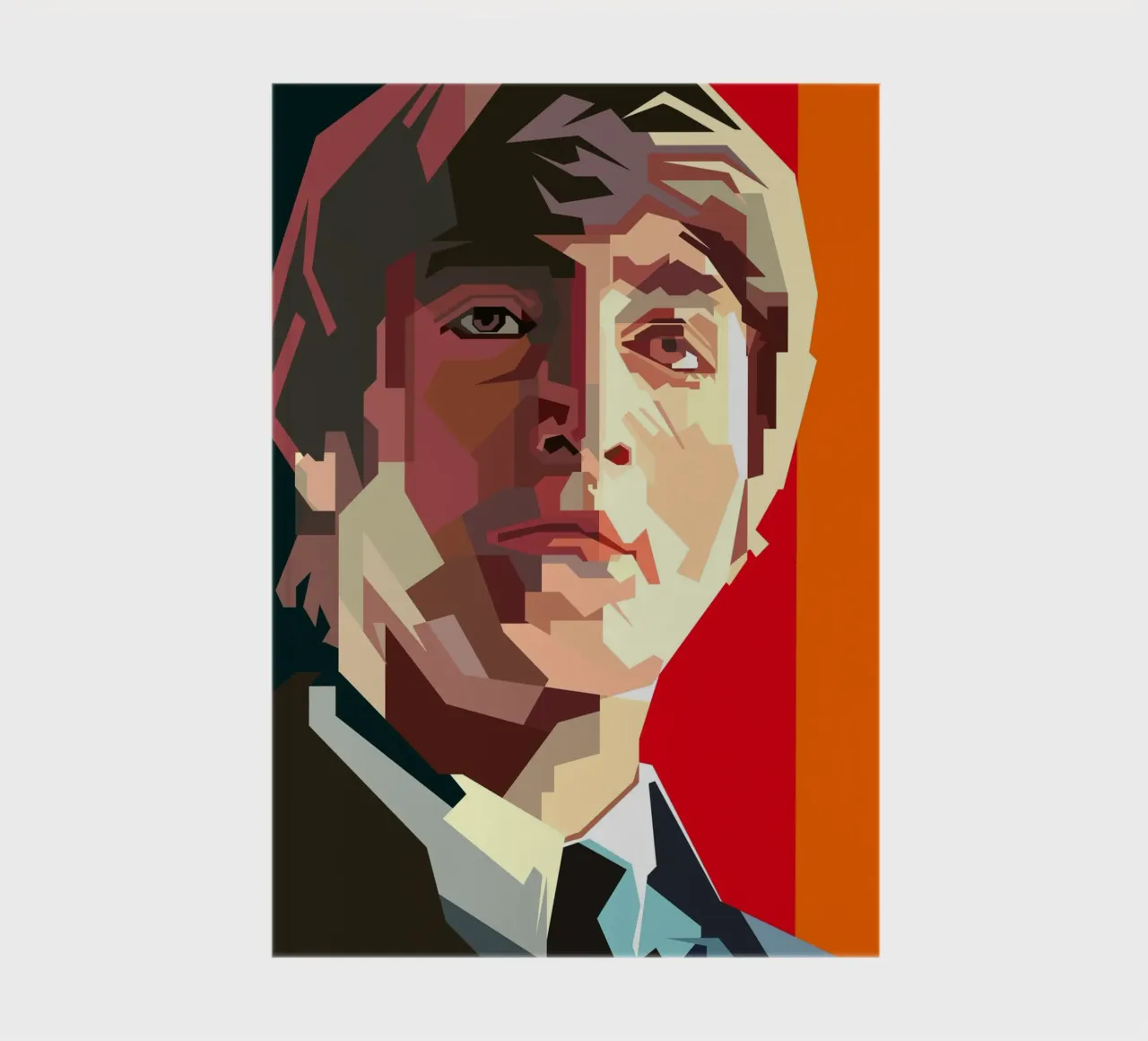 Retro John Lennon Rock And Roll Music Trending Now notebook by Artkreator