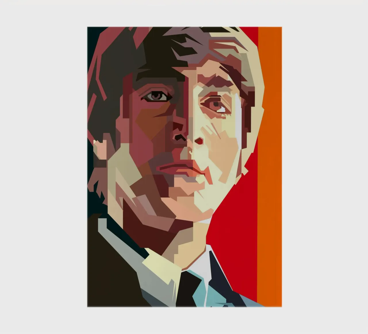Retro John Lennon Rock And Roll Music Trending Now notebook by Artkreator