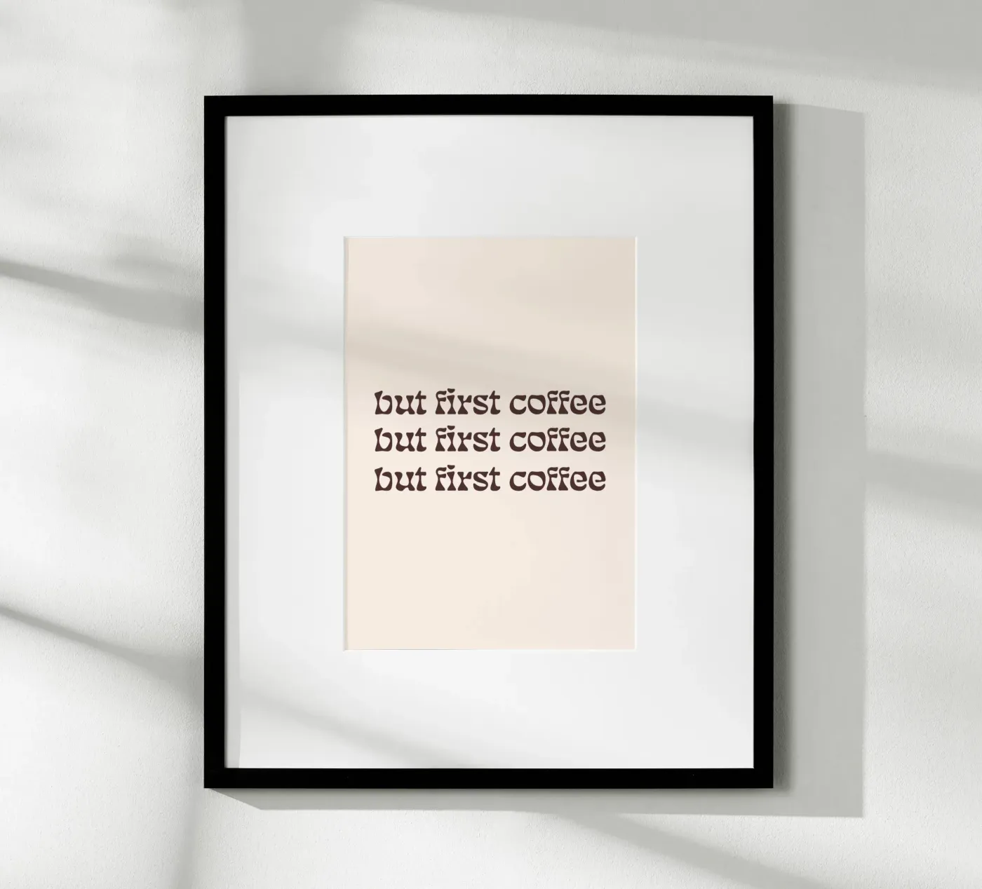 first coffee poster by be.