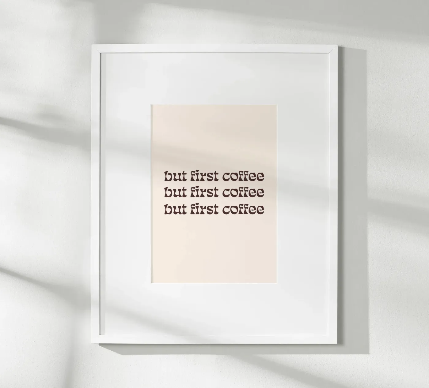 first coffee poster by be.