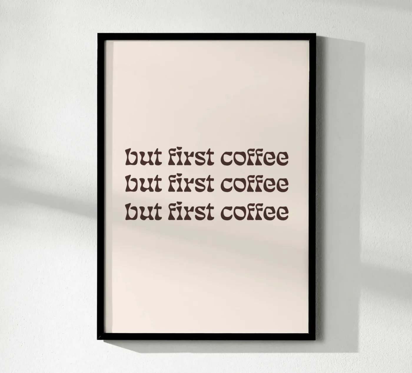 first coffee poster by be.