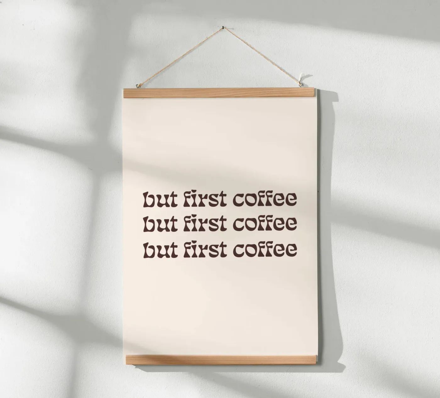 first coffee poster by be.