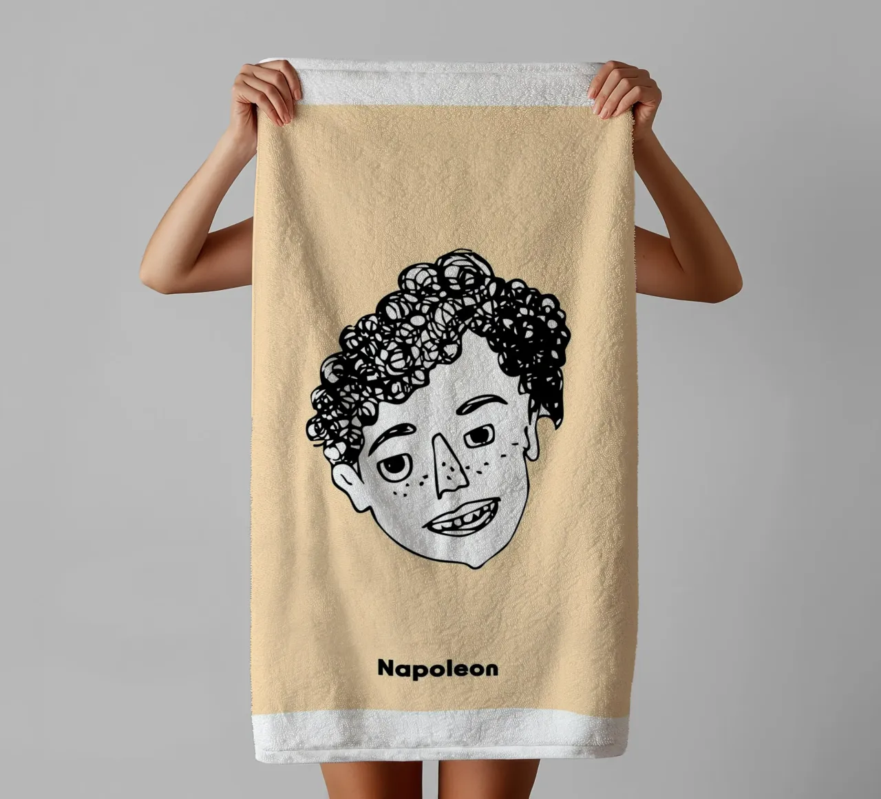 Napoleon asciugamano da bagno da fraeuleinvonfuchs