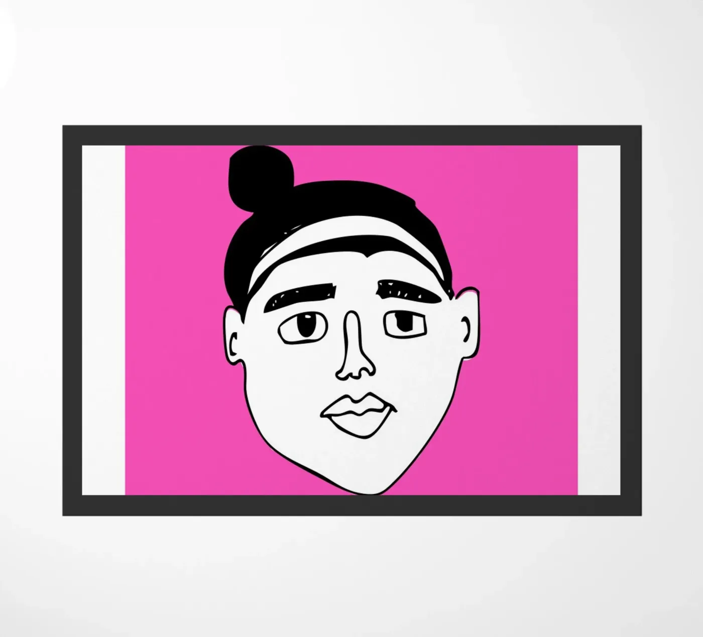 Frida doormat by fraeuleinvonfuchs