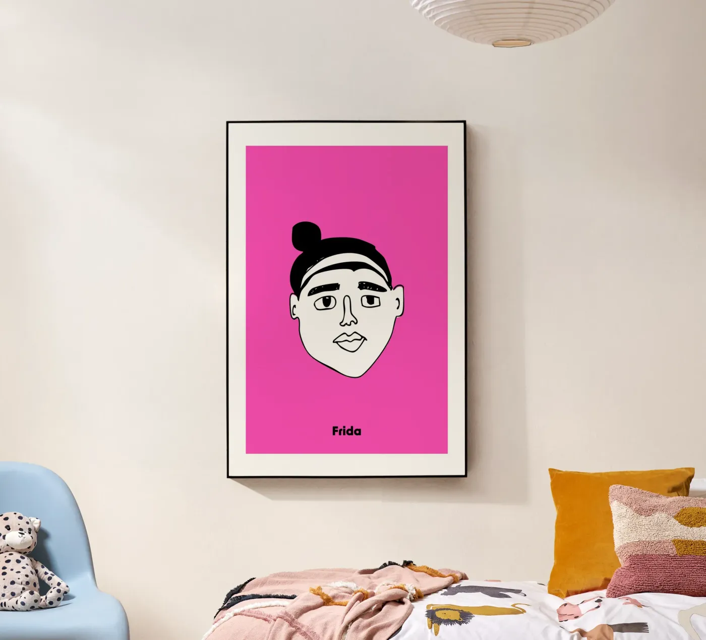 Frida acryl van fraeuleinvonfuchs