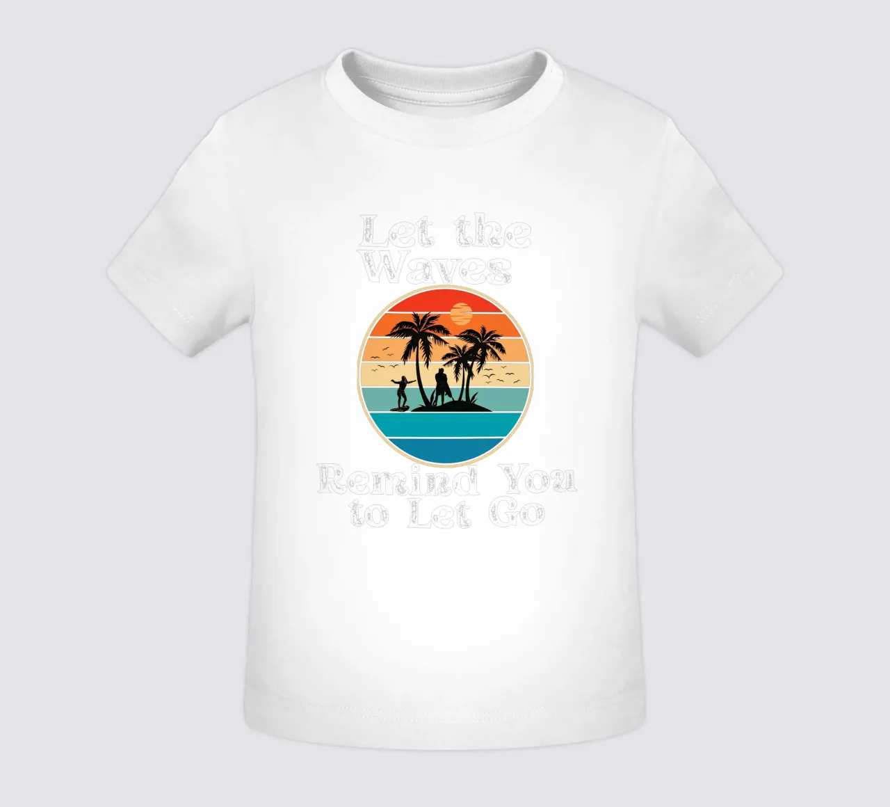 Let the Ocean Teach You to Release and Flow Let Go Live Free baby t-shirt by Lionandlamb