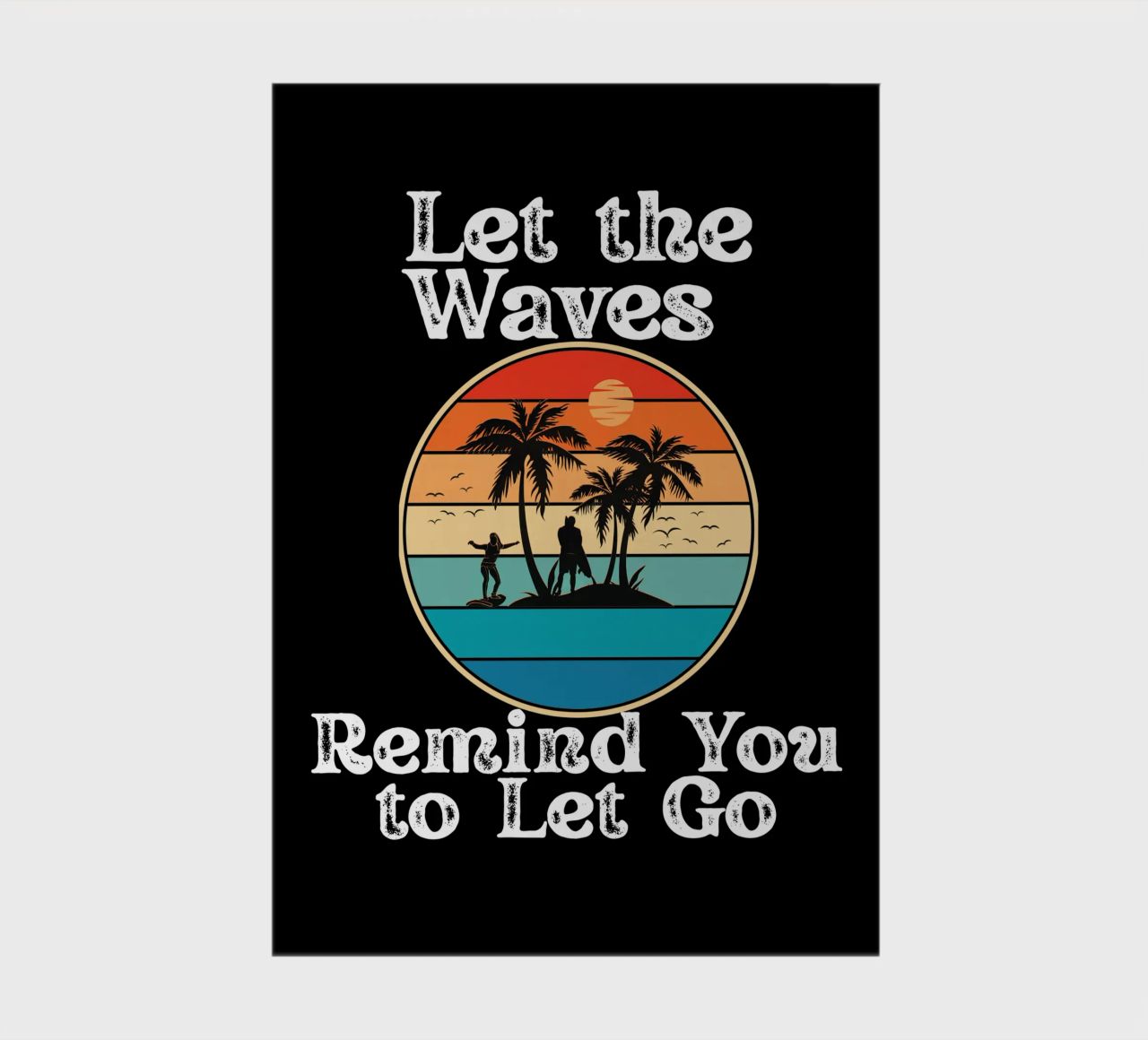 Let the Ocean Teach You to Release and Flow Let Go Live Free notebook by Lionandlamb