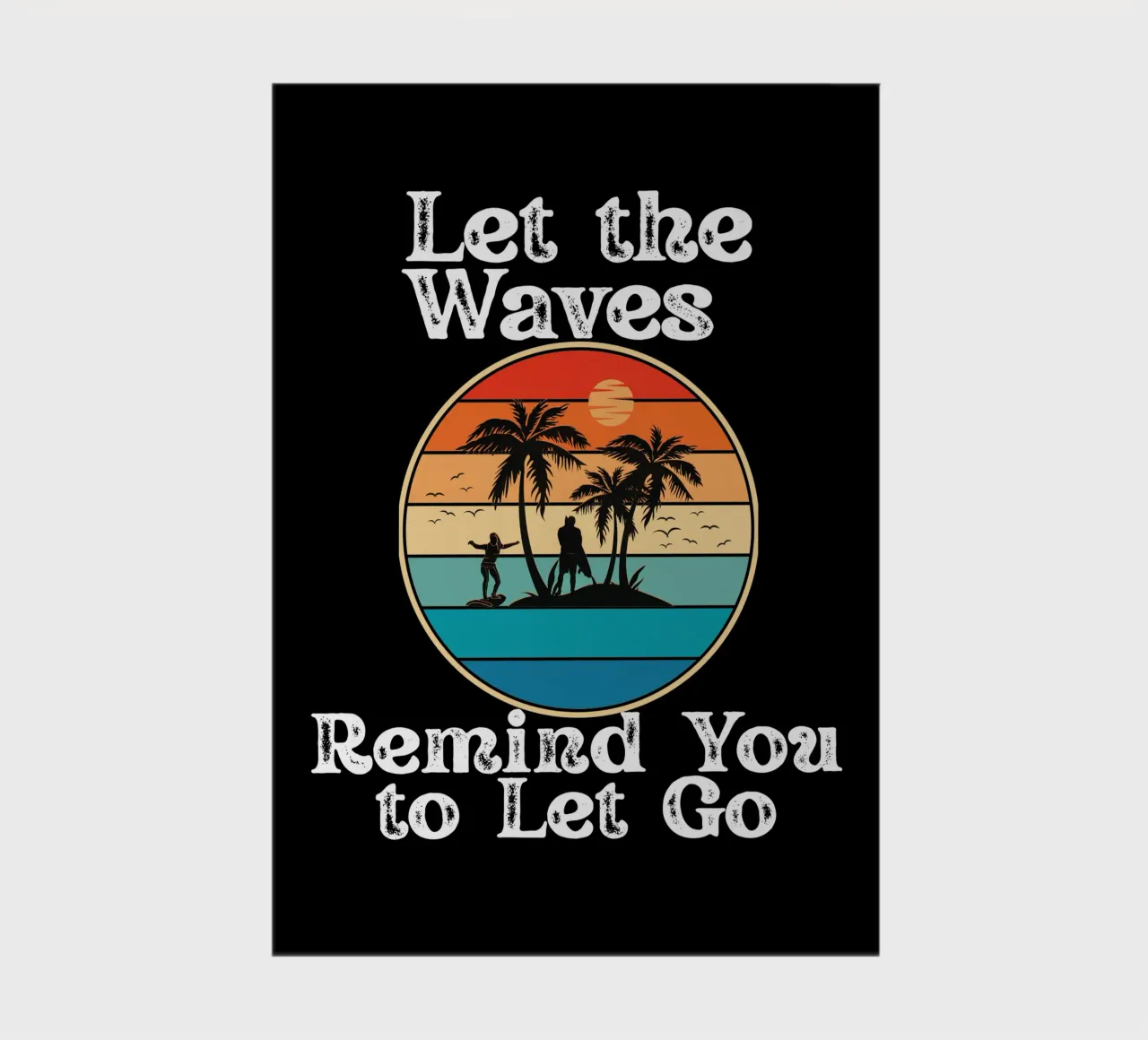 Lasciate che l'oceano vi insegni a liberarvi e a fluire Lasciatevi andare e vivete liberi diario da Lionandlamb