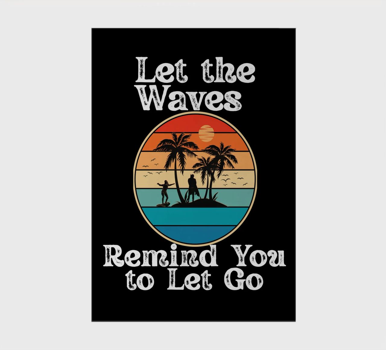 Let the Ocean Teach You to Release and Flow Let Go Live Free notebook by Lionandlamb