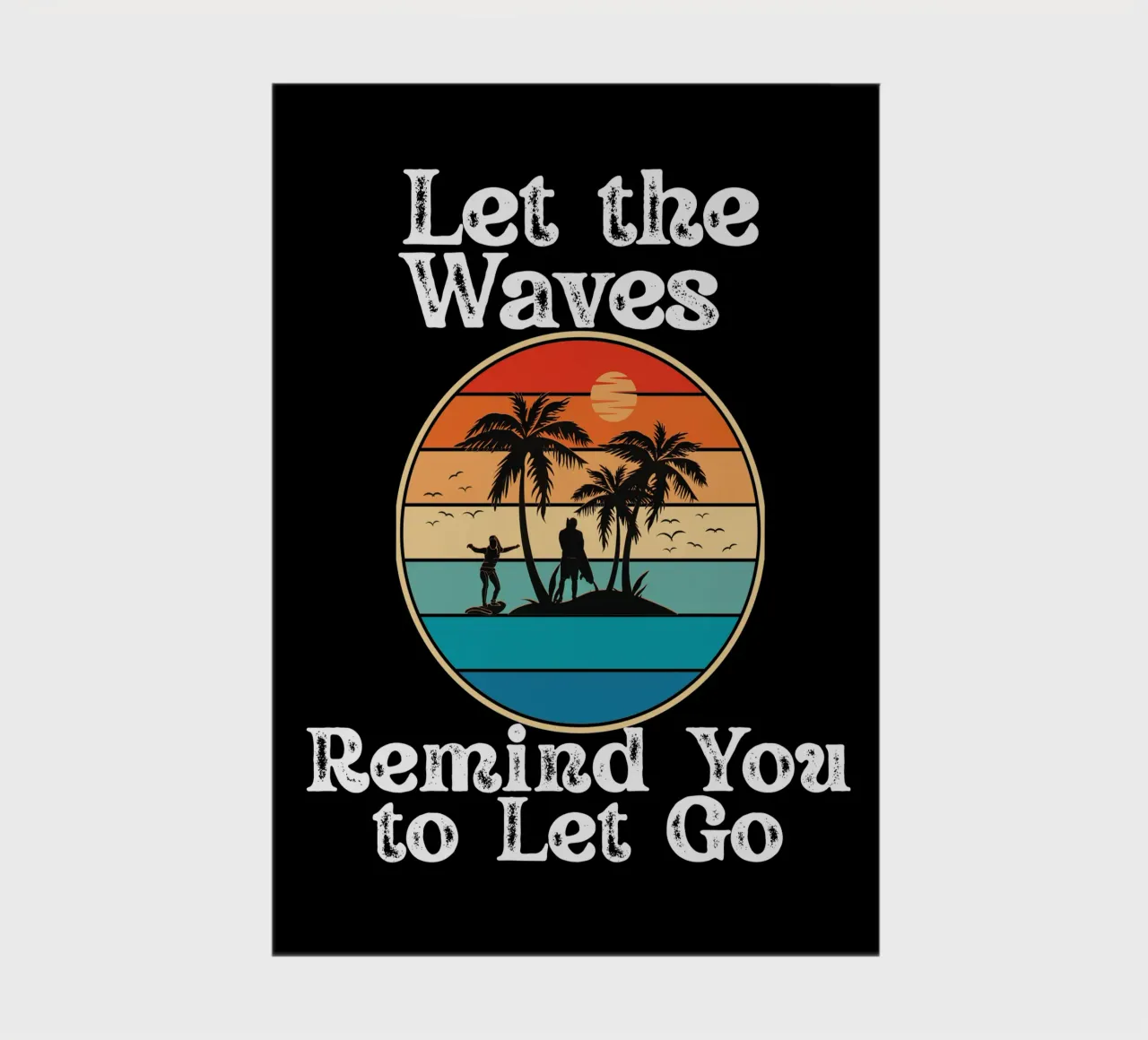 Lasciate che l'oceano vi insegni a liberarvi e a fluire Lasciatevi andare e vivete liberi diario da Lionandlamb