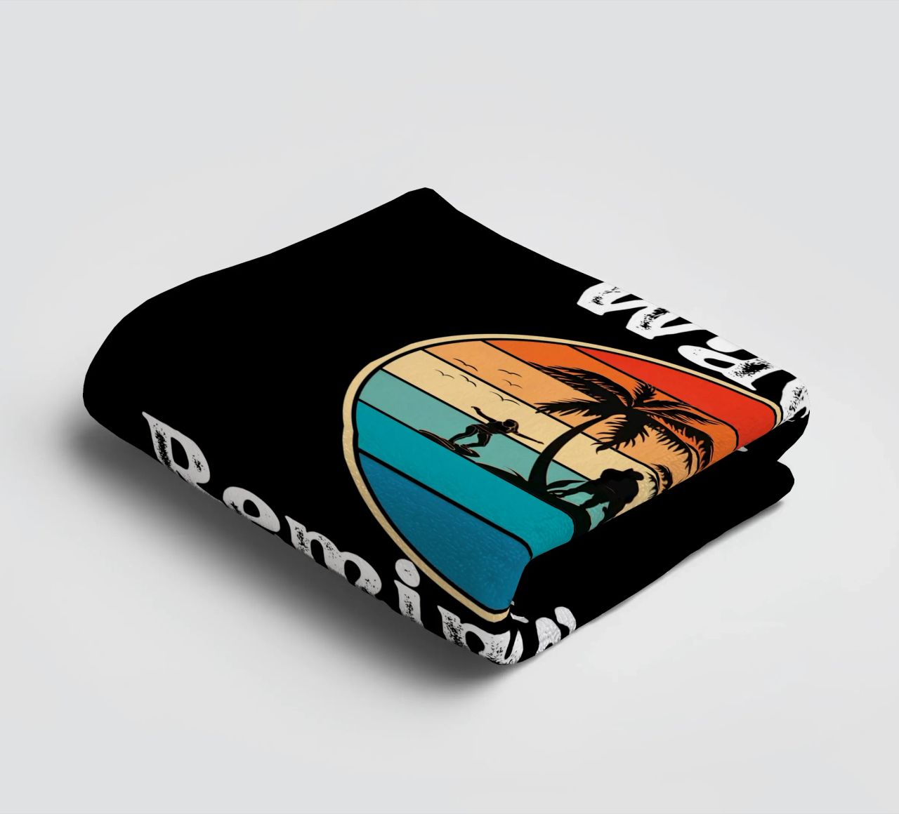 Let the Ocean Teach You to Release and Flow Let Go Live Free towel by Lionandlamb