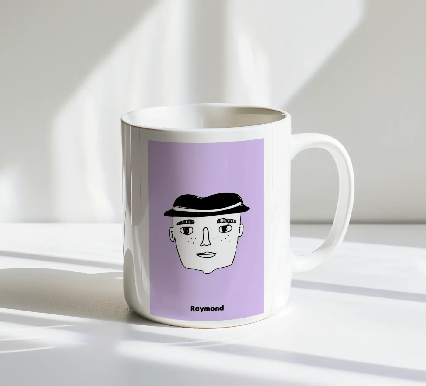 Raymond ceramic mug by fraeuleinvonfuchs