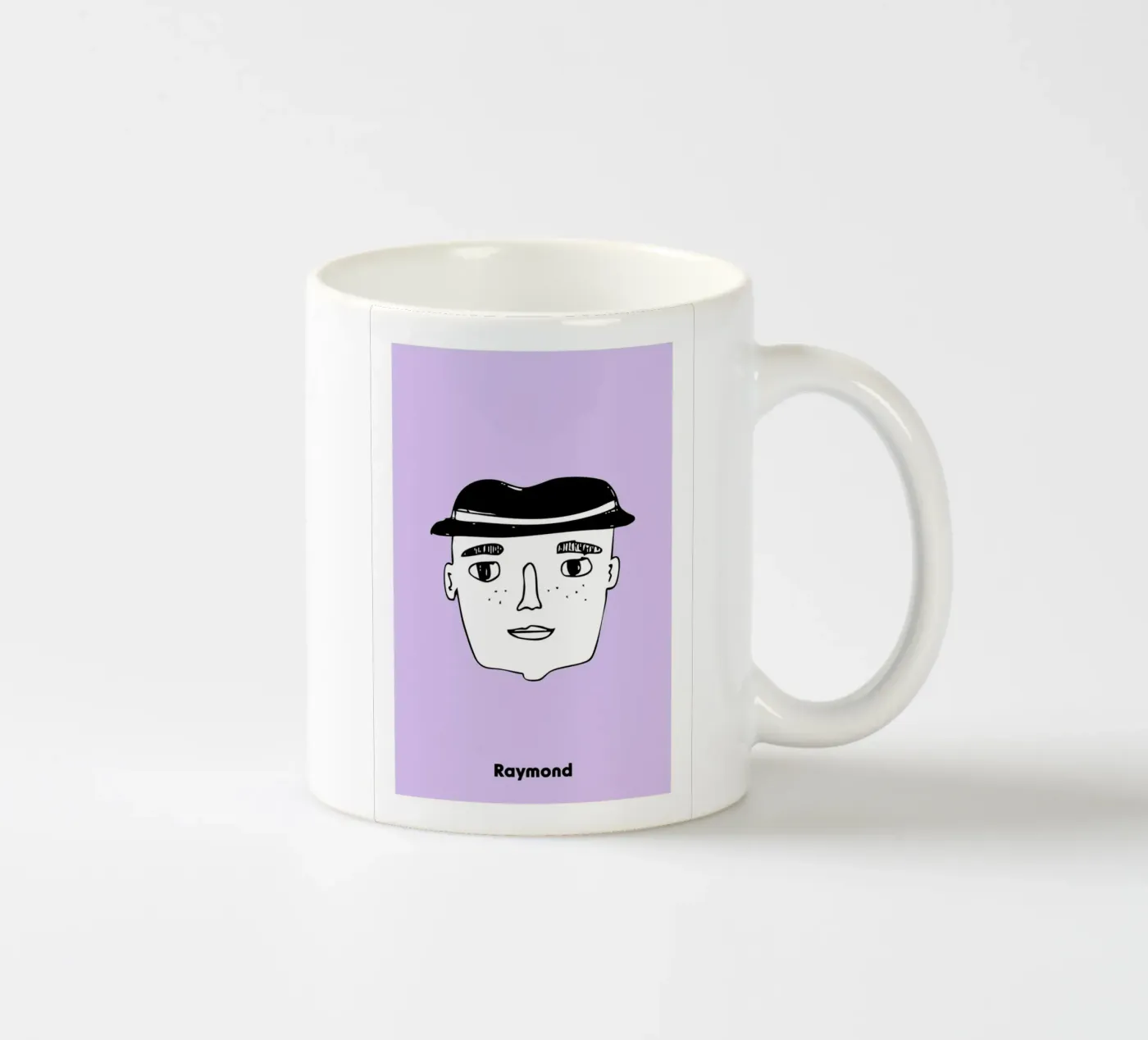 Raymond ceramic mug by fraeuleinvonfuchs