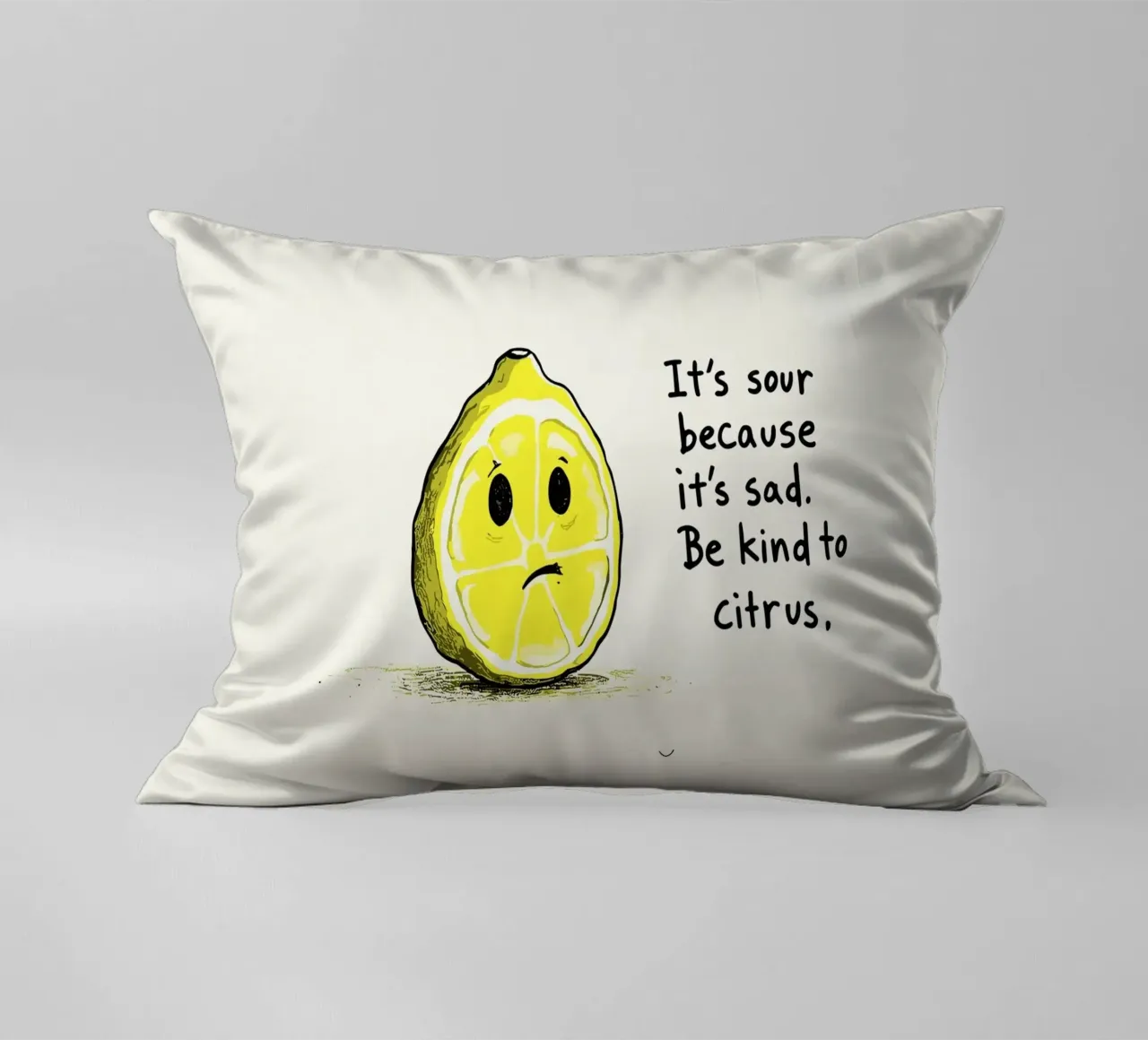 The Melancholy Lemon cuscino da ramosashop
