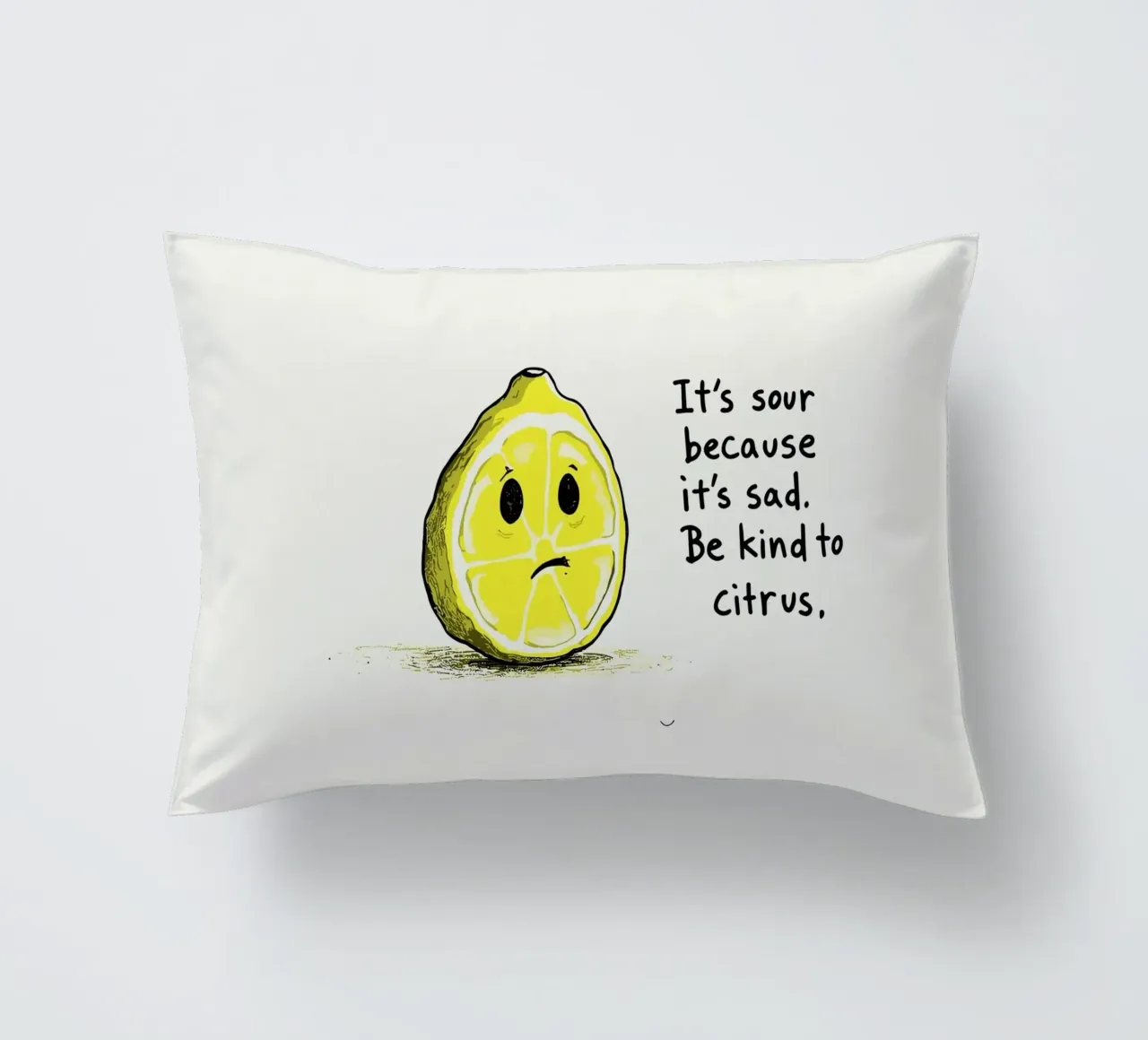 The Melancholy Lemon cuscino da ramosashop