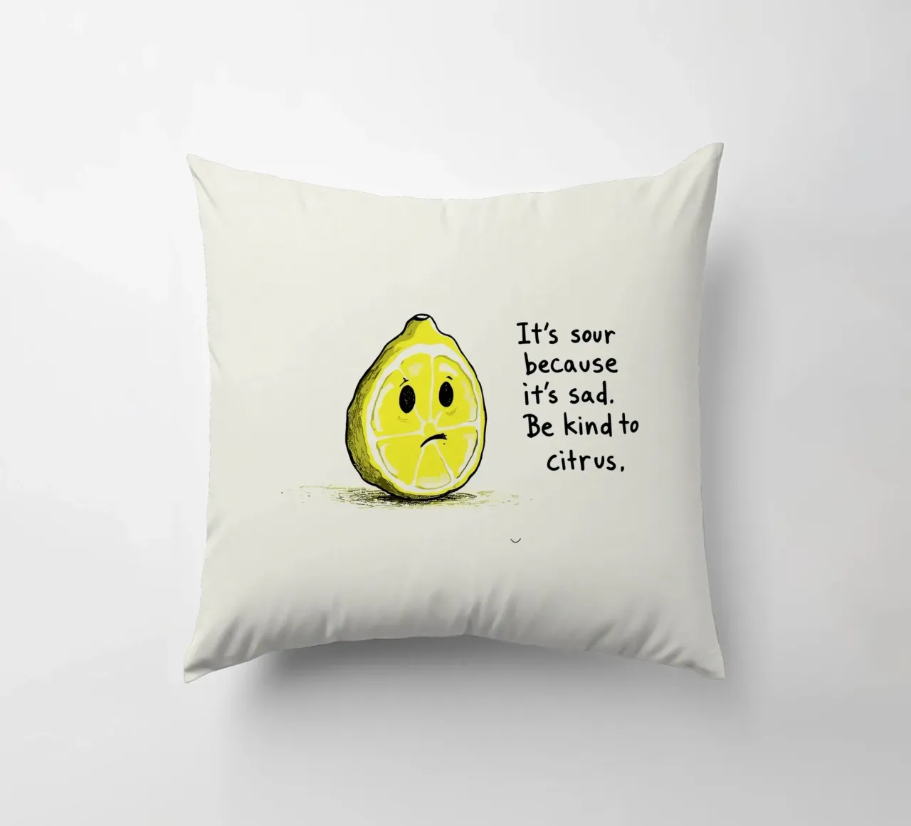 The Melancholy Lemon cuscino da ramosashop