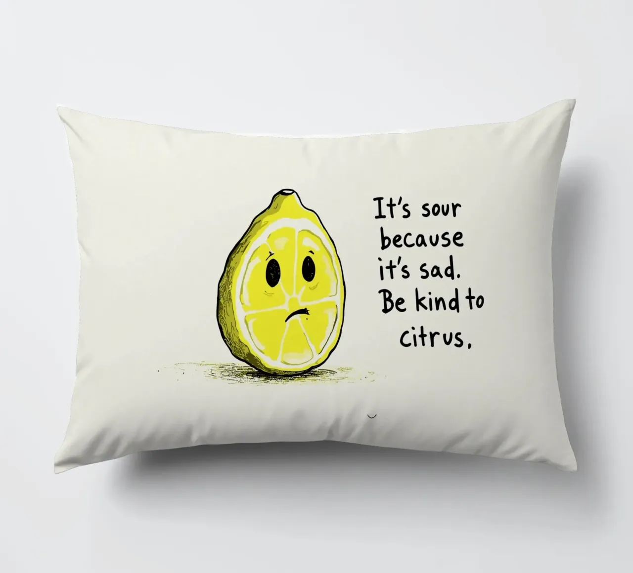 The Melancholy Lemon cuscino da ramosashop