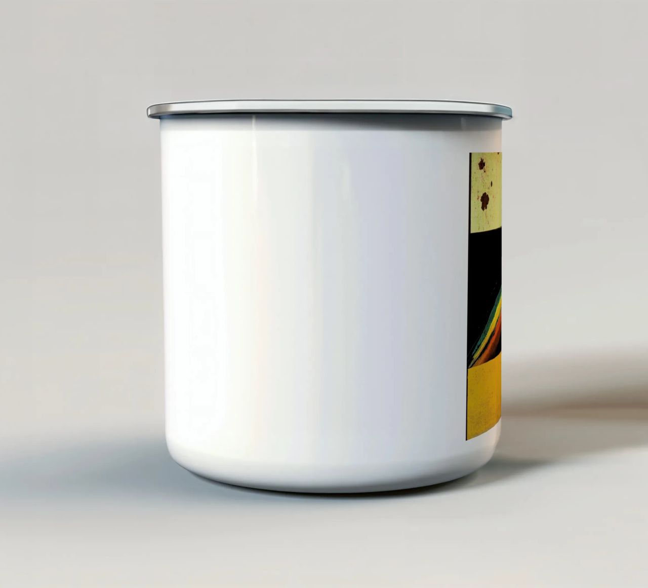 The Space Rainbow tazza in smalto da treechild