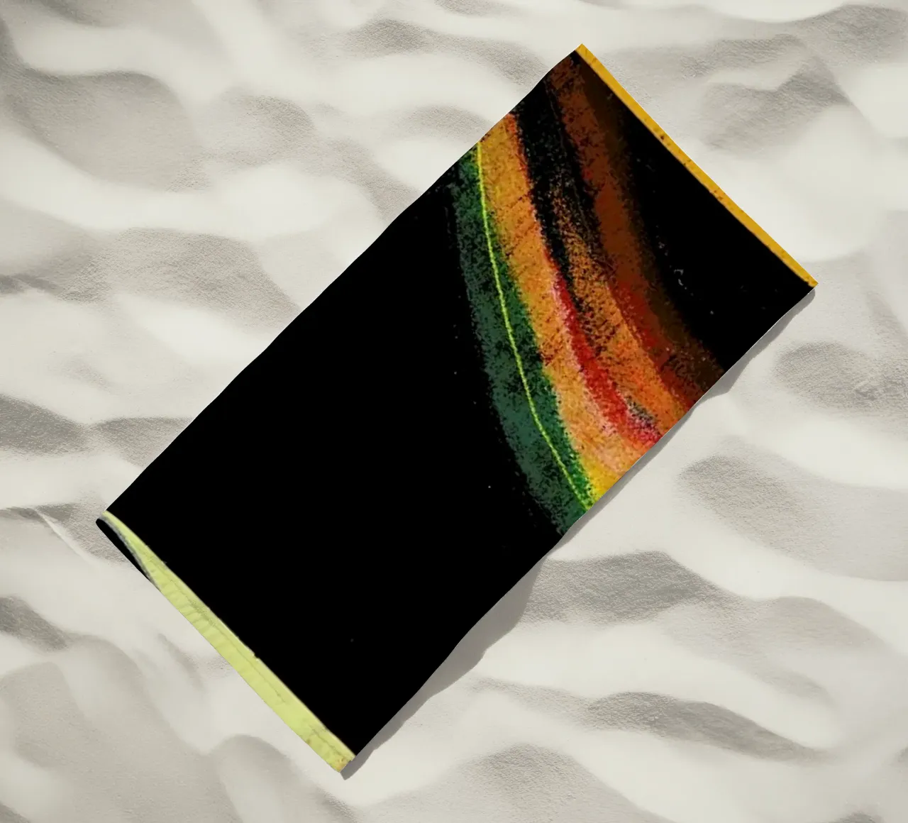 The Space Rainbow Strandtuch von treechild