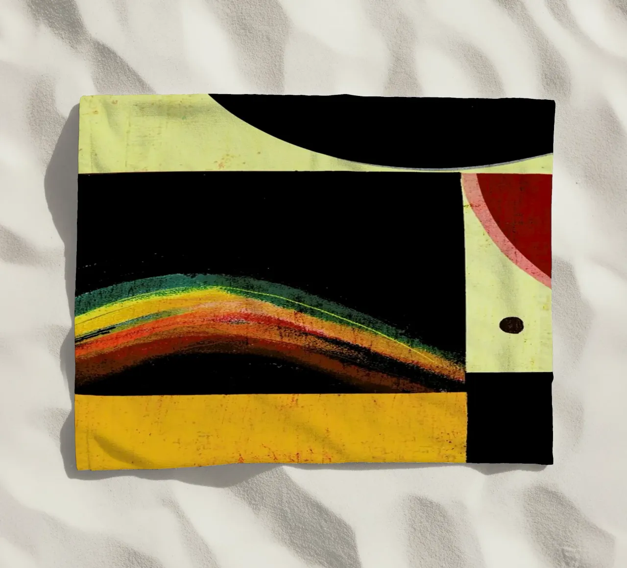 The Space Rainbow Strandtuch von treechild
