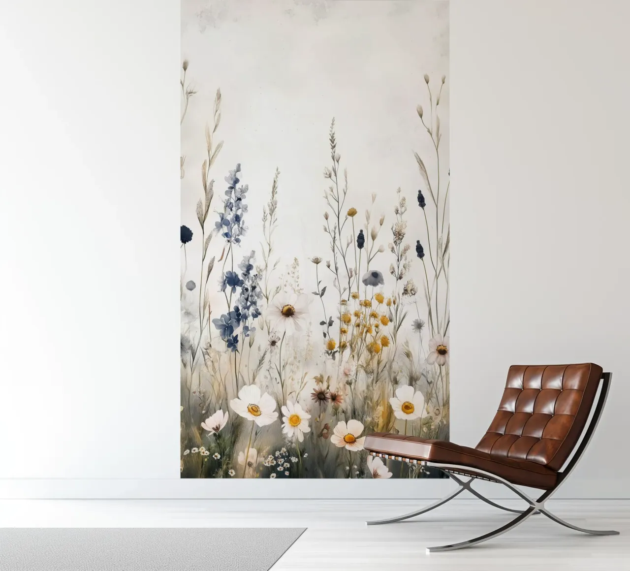 Wildflowers meadow photo wallpaper by Justyna Jaszke JBJart