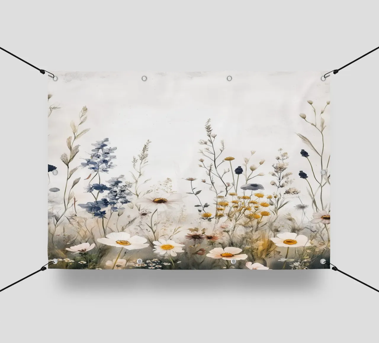 Prato di fiori selvatici telo in pvc da Justyna Jaszke JBJart