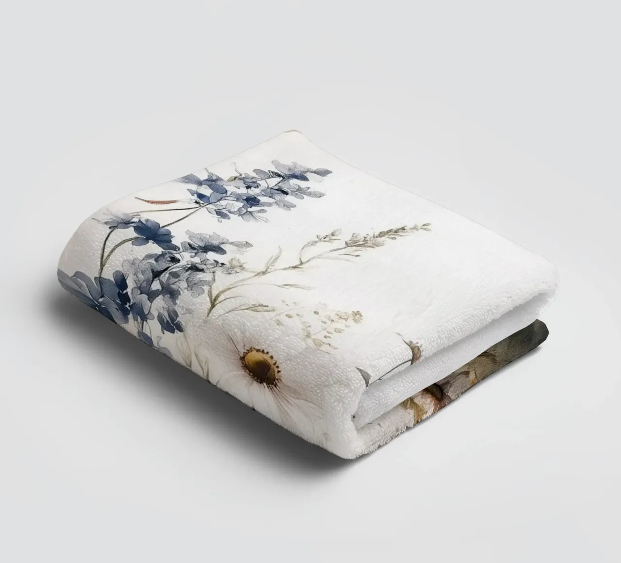 Prairie de fleurs sauvages serviette de bain de Justyna Jaszke JBJart