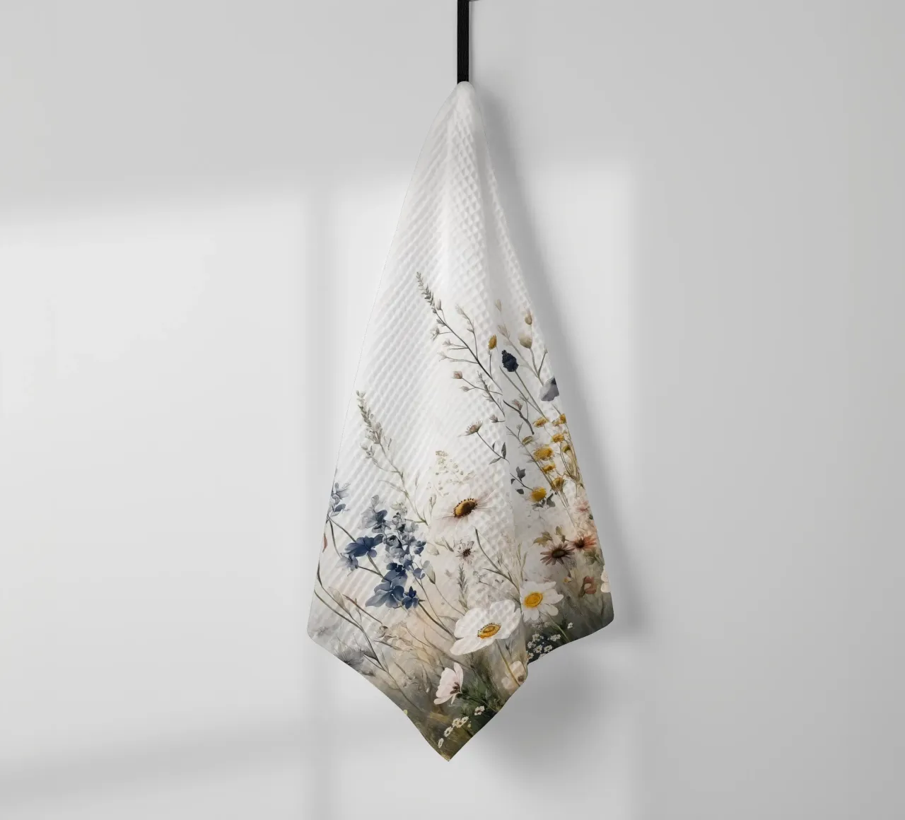 Prato di fiori selvatici canovaccio da cucina da Justyna Jaszke JBJart