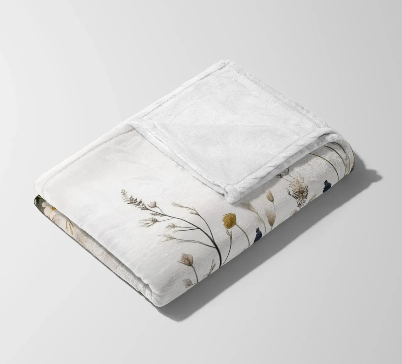 Prato di fiori selvatici coperta in pile da Justyna Jaszke JBJart