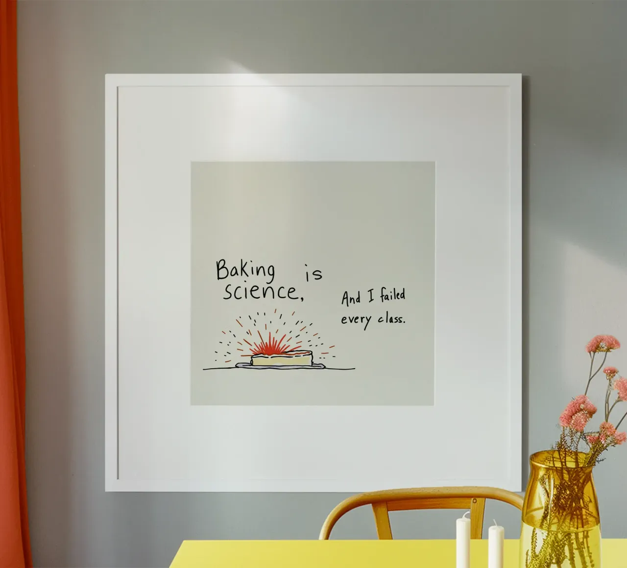 The Explosive Bake poster da ramosashop