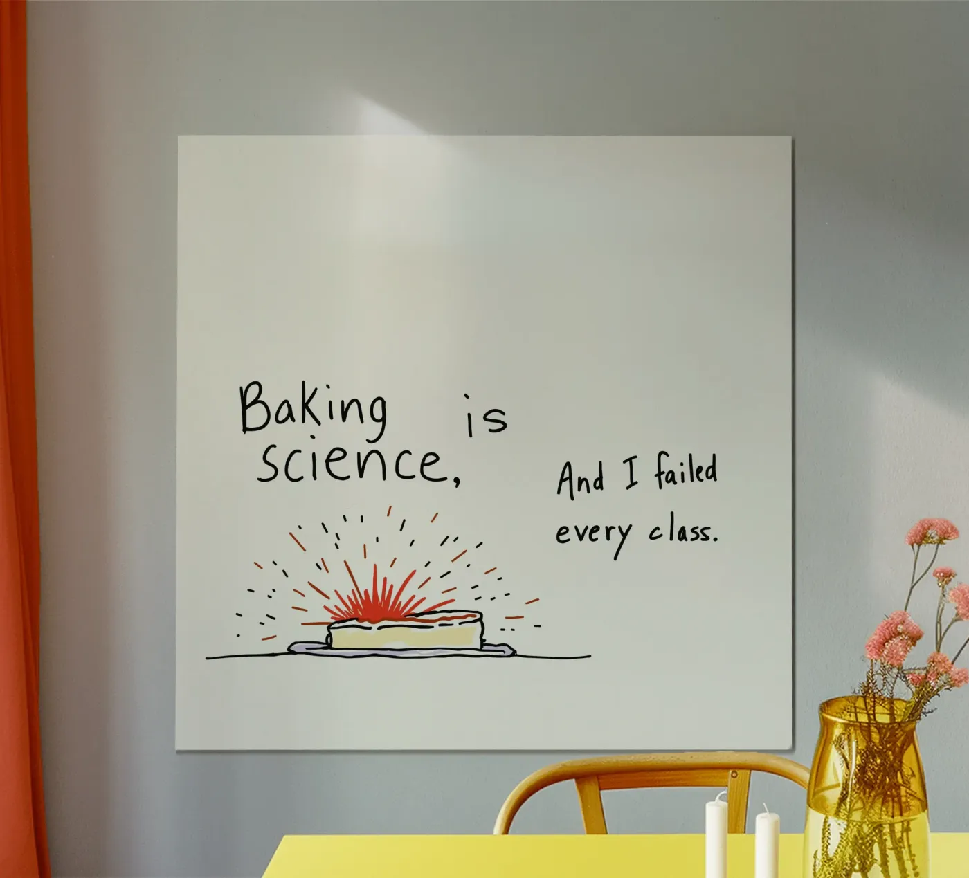 The Explosive Bake Poster von ramosashop