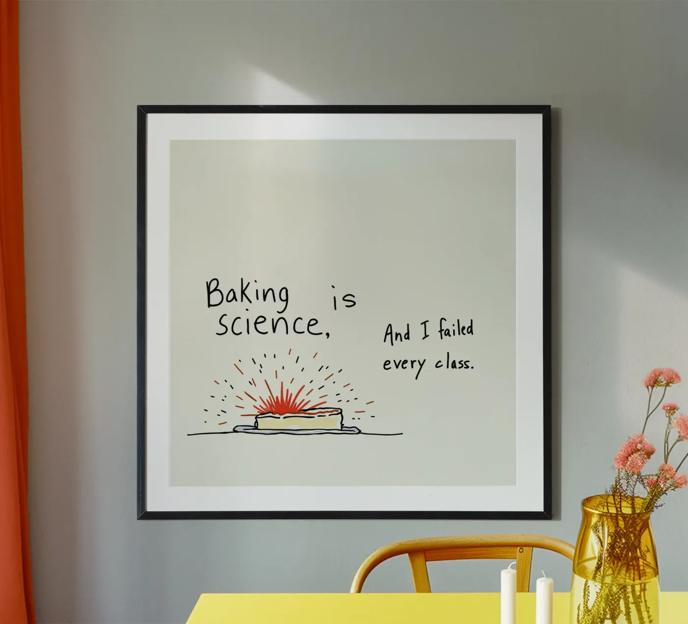The Explosive Bake Poster von ramosashop