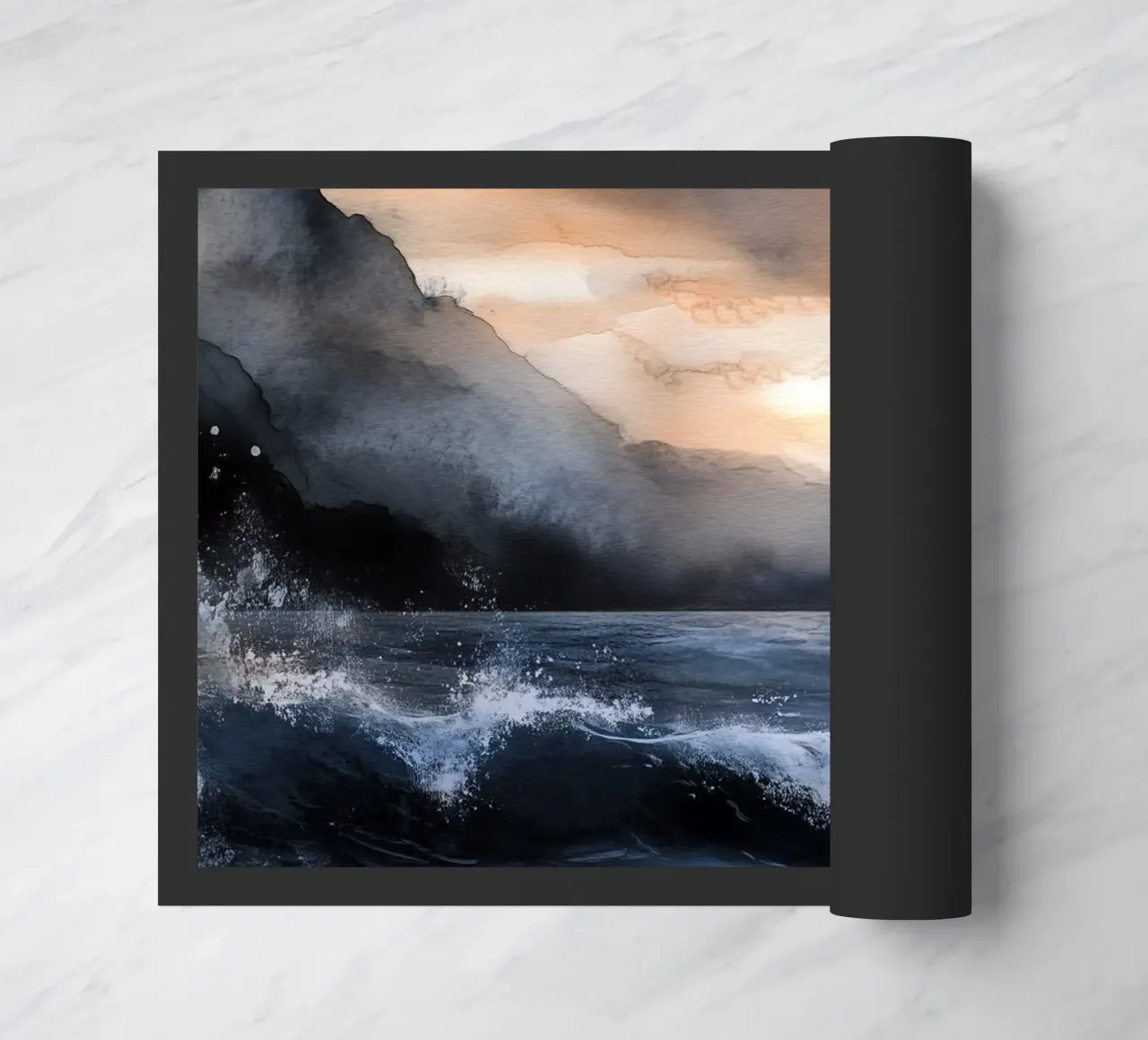 Mare e onde zerbino da Justyna Jaszke JBJart