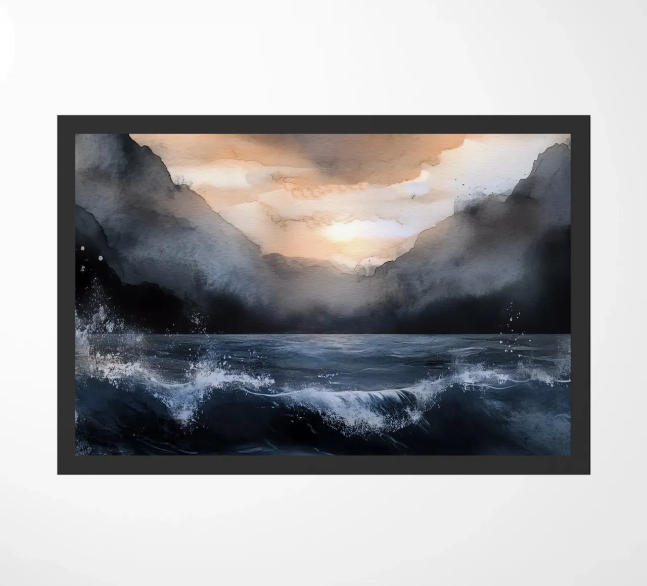 Mare e onde zerbino da Justyna Jaszke JBJart