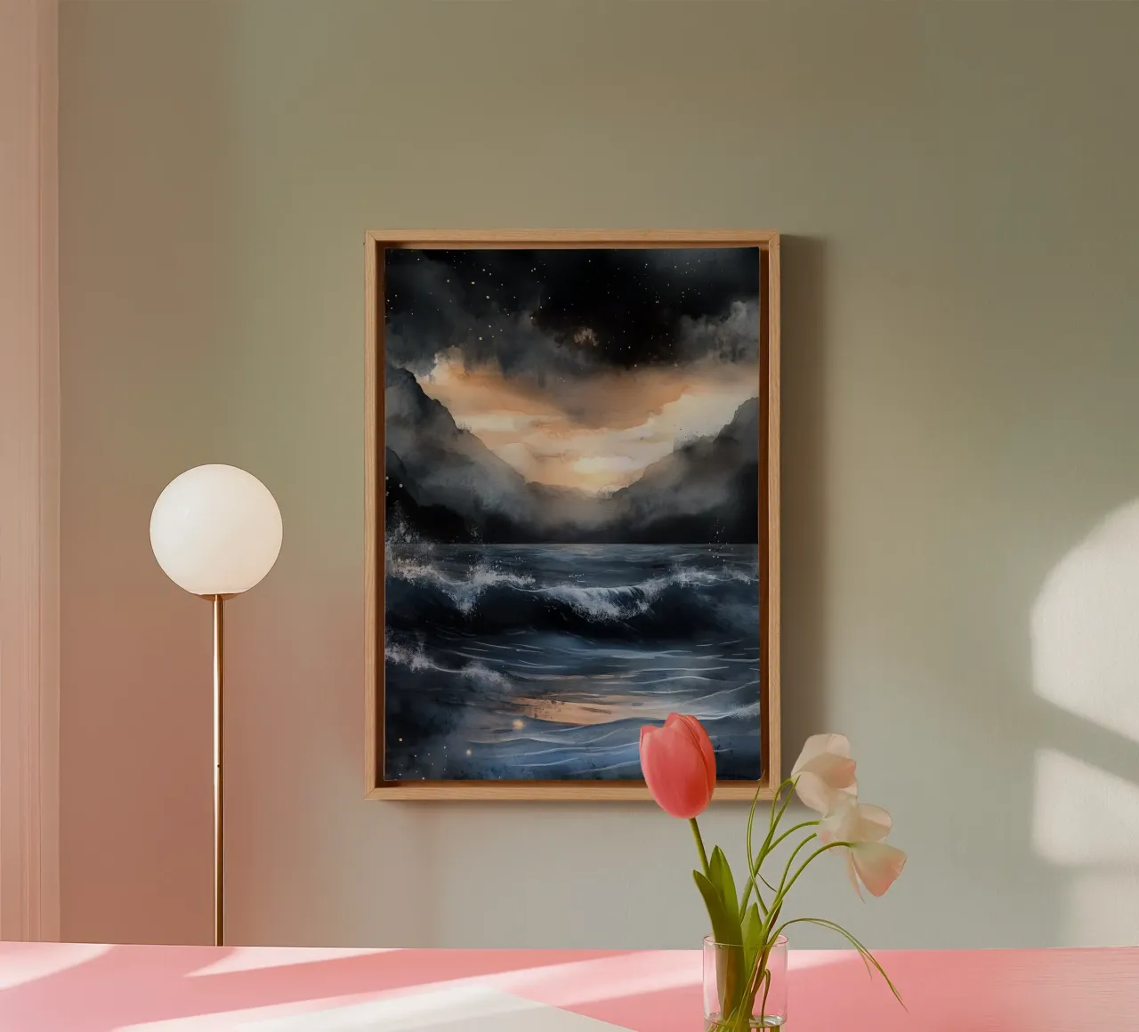 Mare e onde tela da Justyna Jaszke JBJart