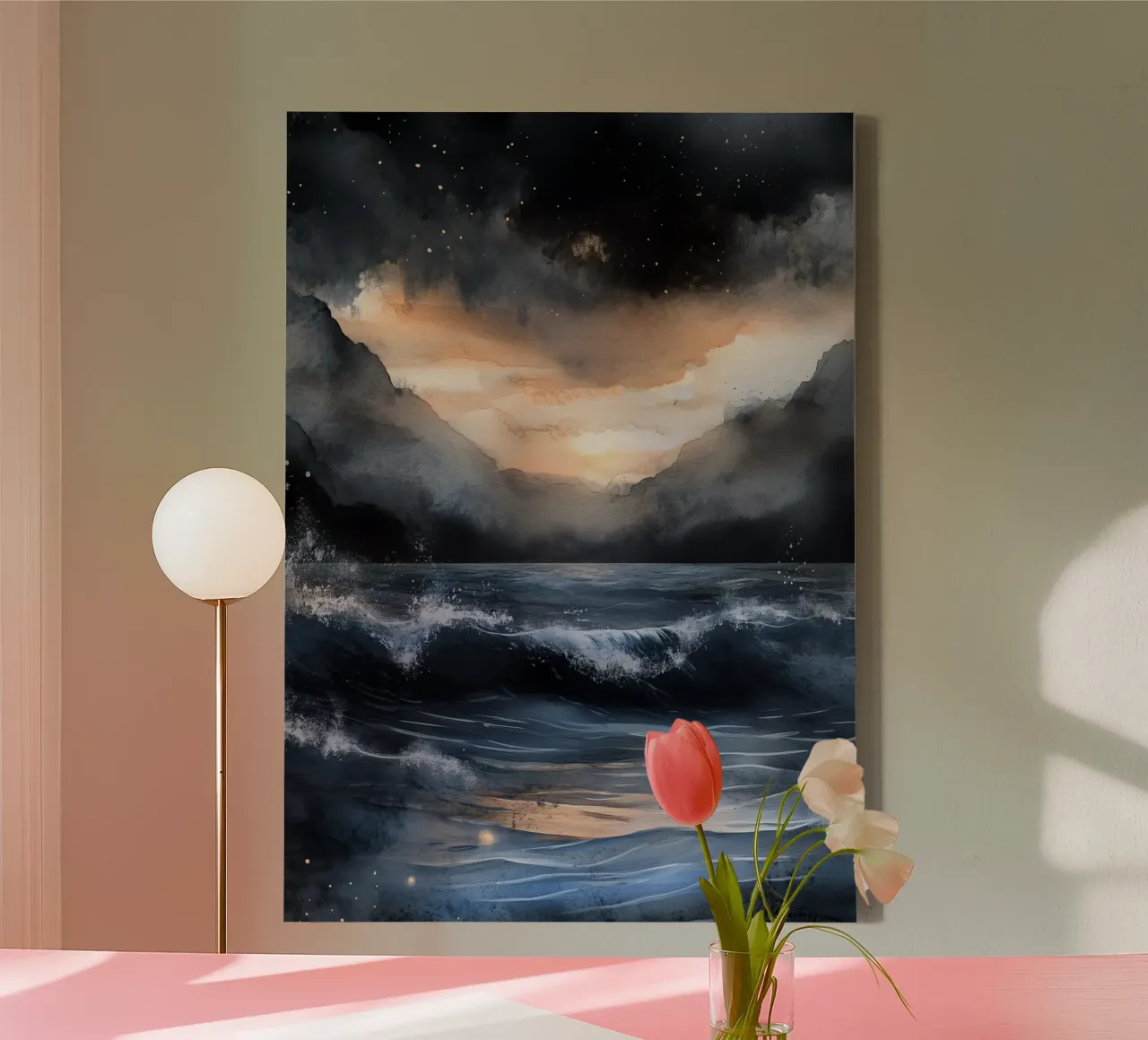 Mare e onde tela da Justyna Jaszke JBJart