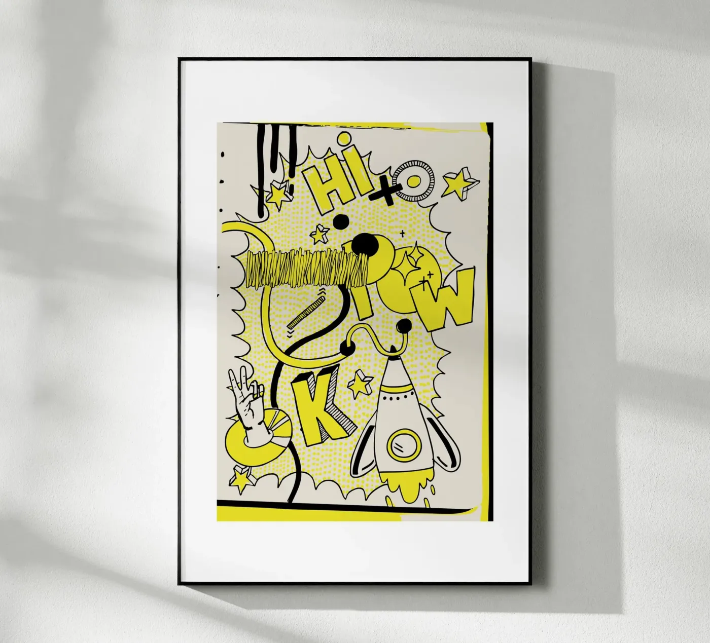 Hi Power! acrylic glass by fraeuleinvonfuchs