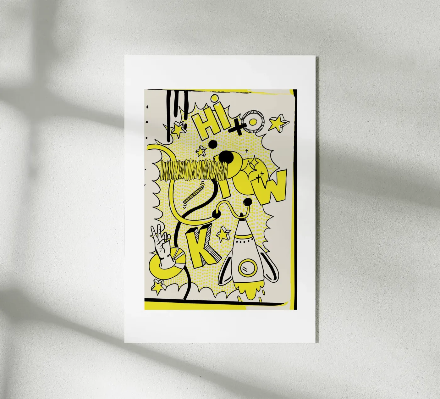 Hi Power! acrylic glass by fraeuleinvonfuchs