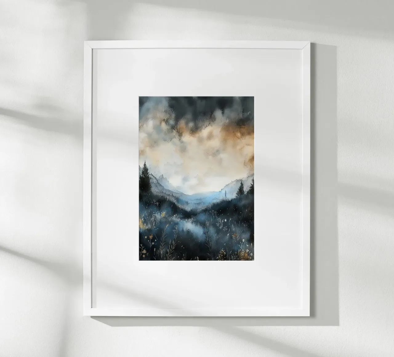 Prato notturno poster con telaio in plastica da Justyna Jaszke JBJart