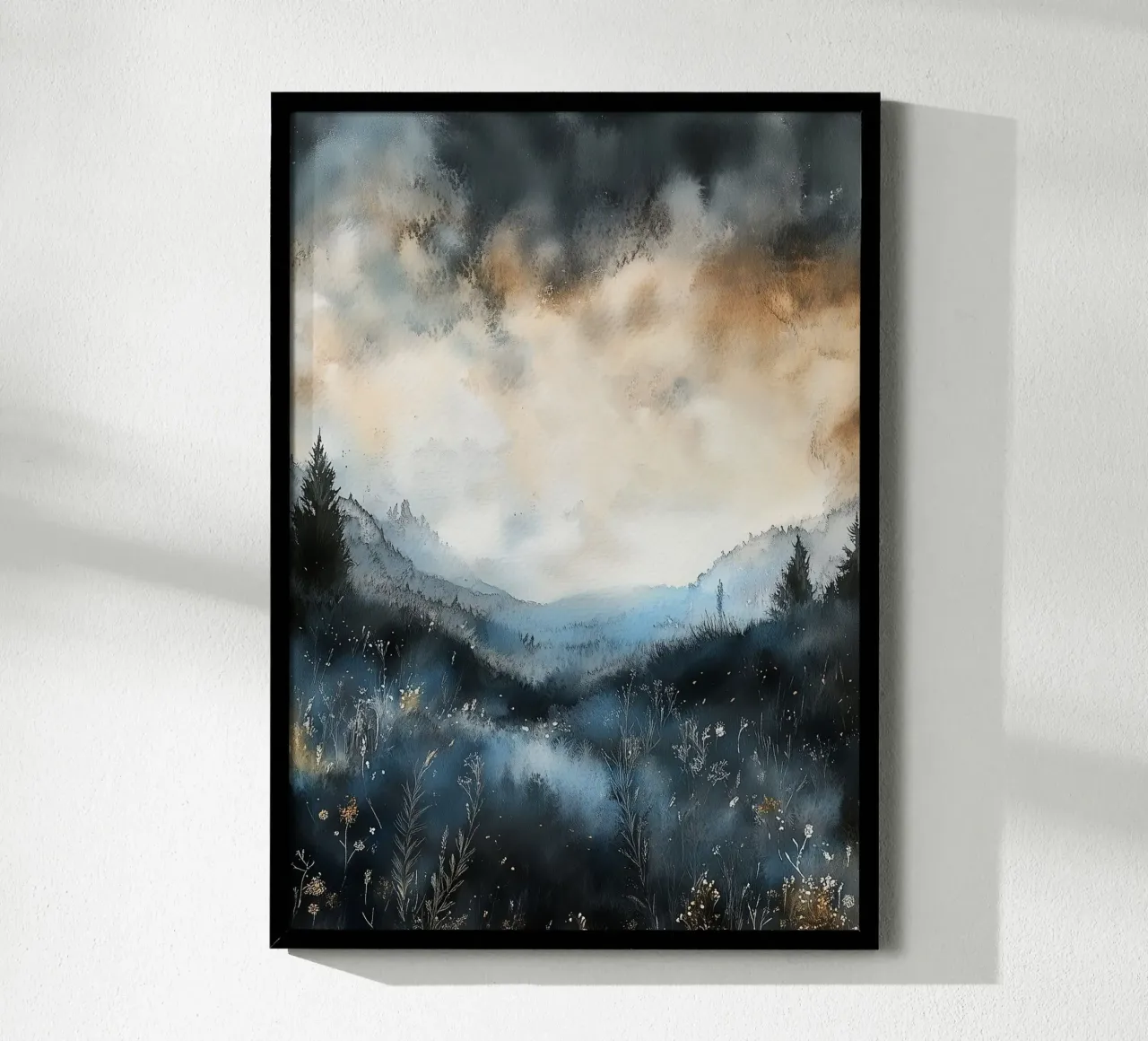 Prato notturno poster con telaio in plastica da Justyna Jaszke JBJart