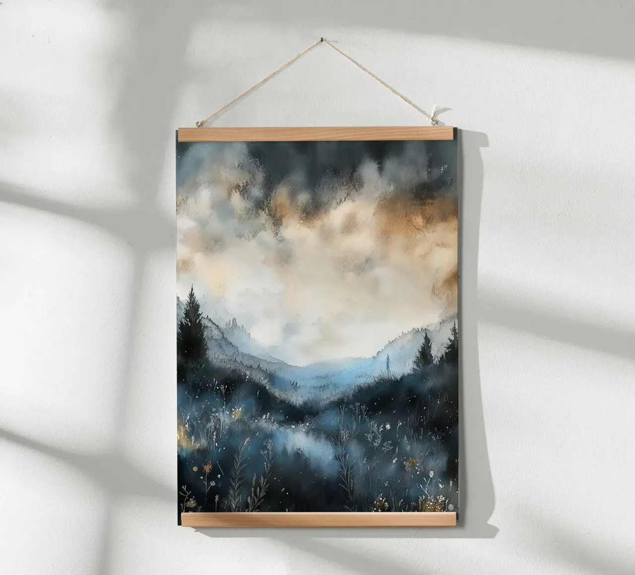 Prato notturno poster con telaio in plastica da Justyna Jaszke JBJart