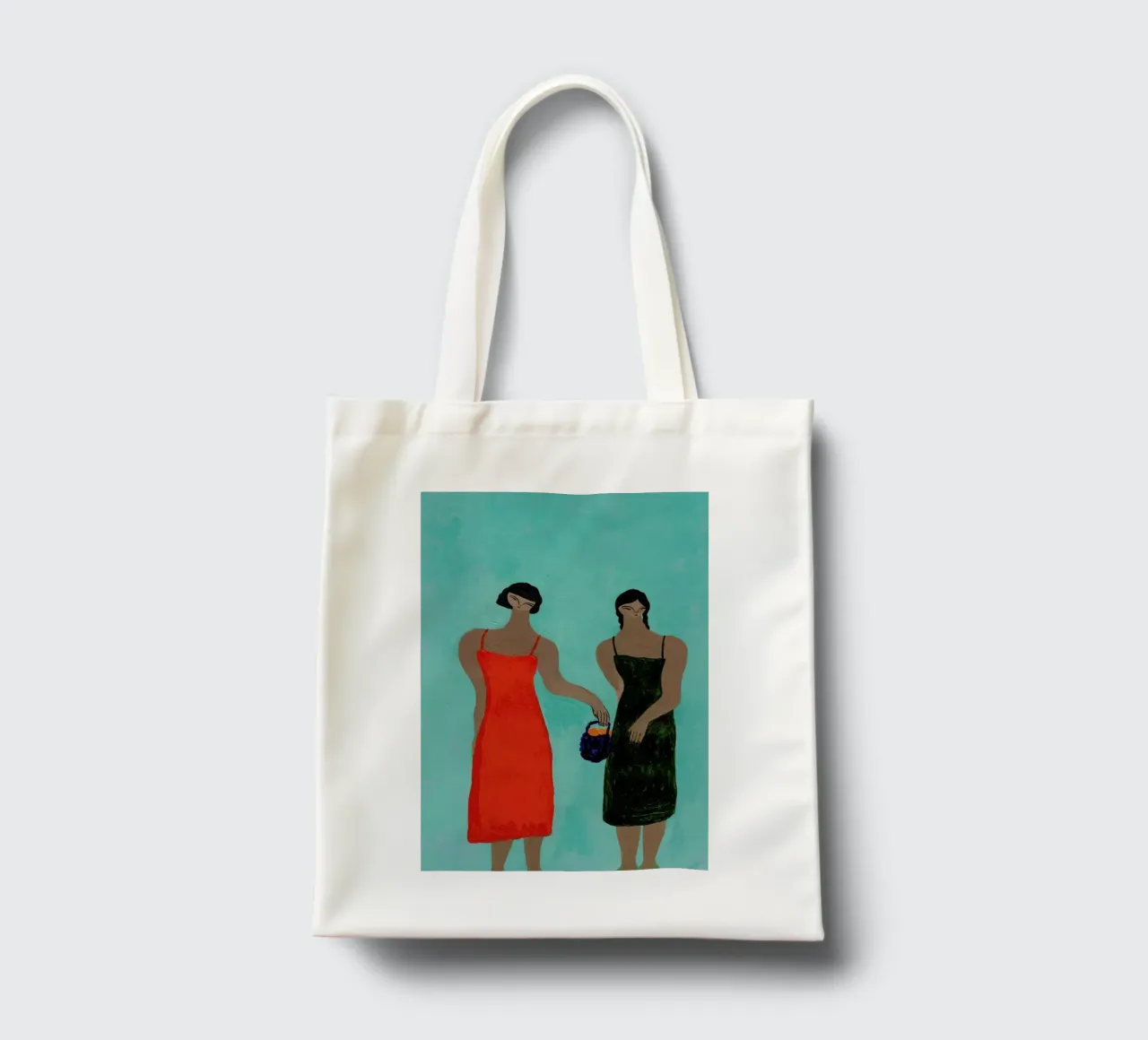 Bag full of Oranges borsa in juta da Nudes and Croissants